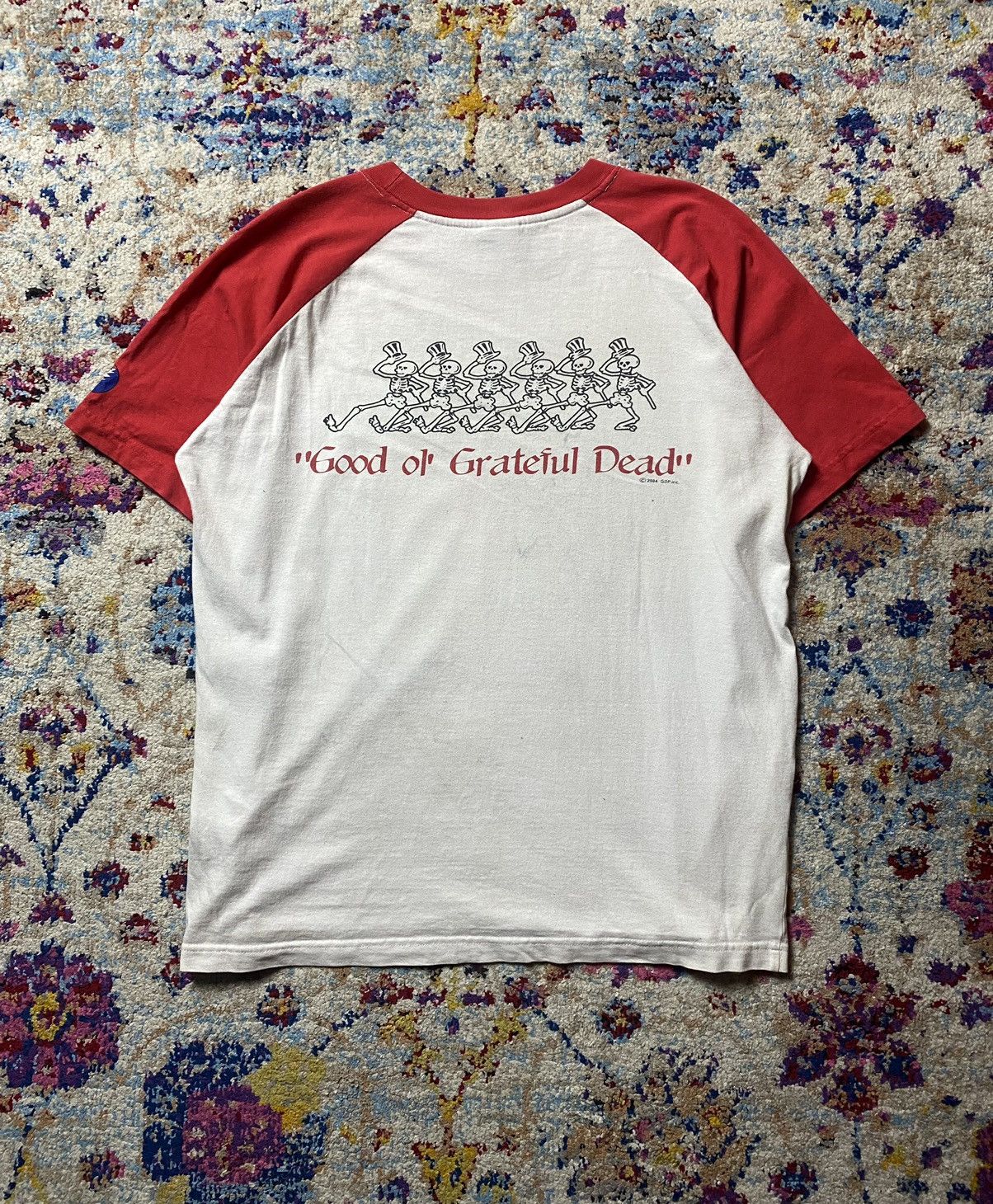 Band Tees × Grateful Dead 2004 Good Ol Grateful Dead Band Violin Skeleton T Shirt Size US M / EU 48-50 / 2 - 2 Thumbnail