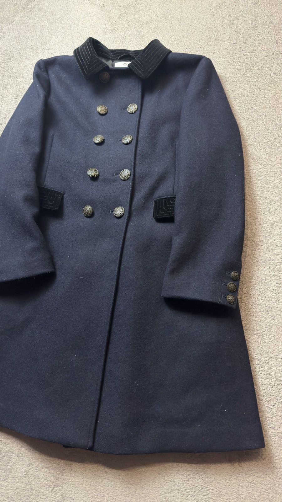 Alexa Chung 00s Napoleon Japan Balmain PPFM Style Alexa Chung Wool Coat Size M / US 6-8 / IT 42-44 - 5 Thumbnail