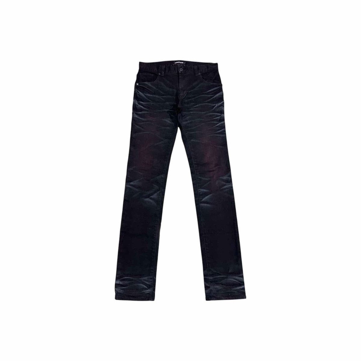 If Six Was Nine × Le Grande Bleu (L.G.B.) × semanticdesign 🔥Y2K Archived Semantic Design Blood Denim Vein Faded Size US 30 / EU 46 - 2 Thumbnail