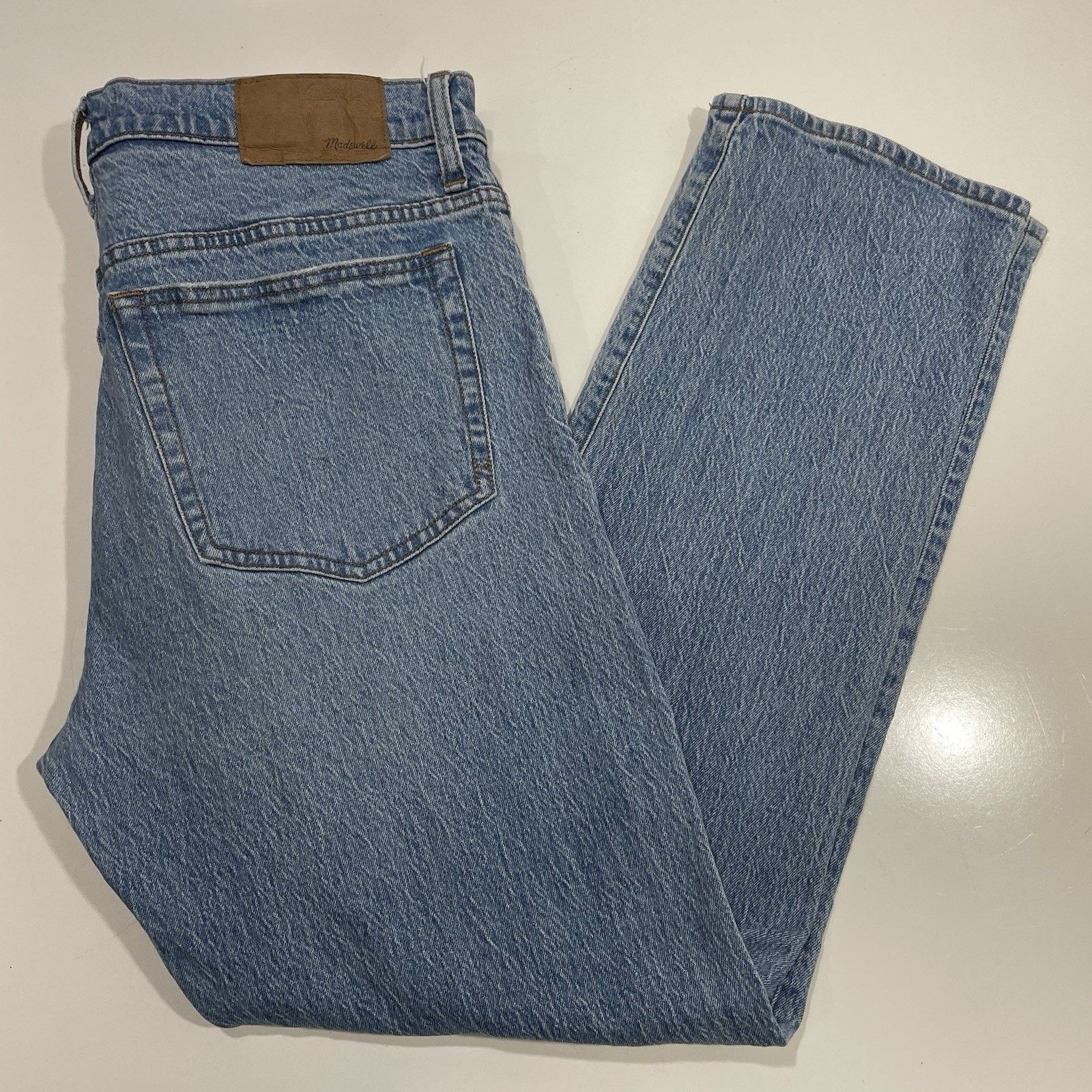 Madewell Madewell The 1991 Straight Jeans Blue Denim Size 33 30 EUC Size 33" - 10 Thumbnail