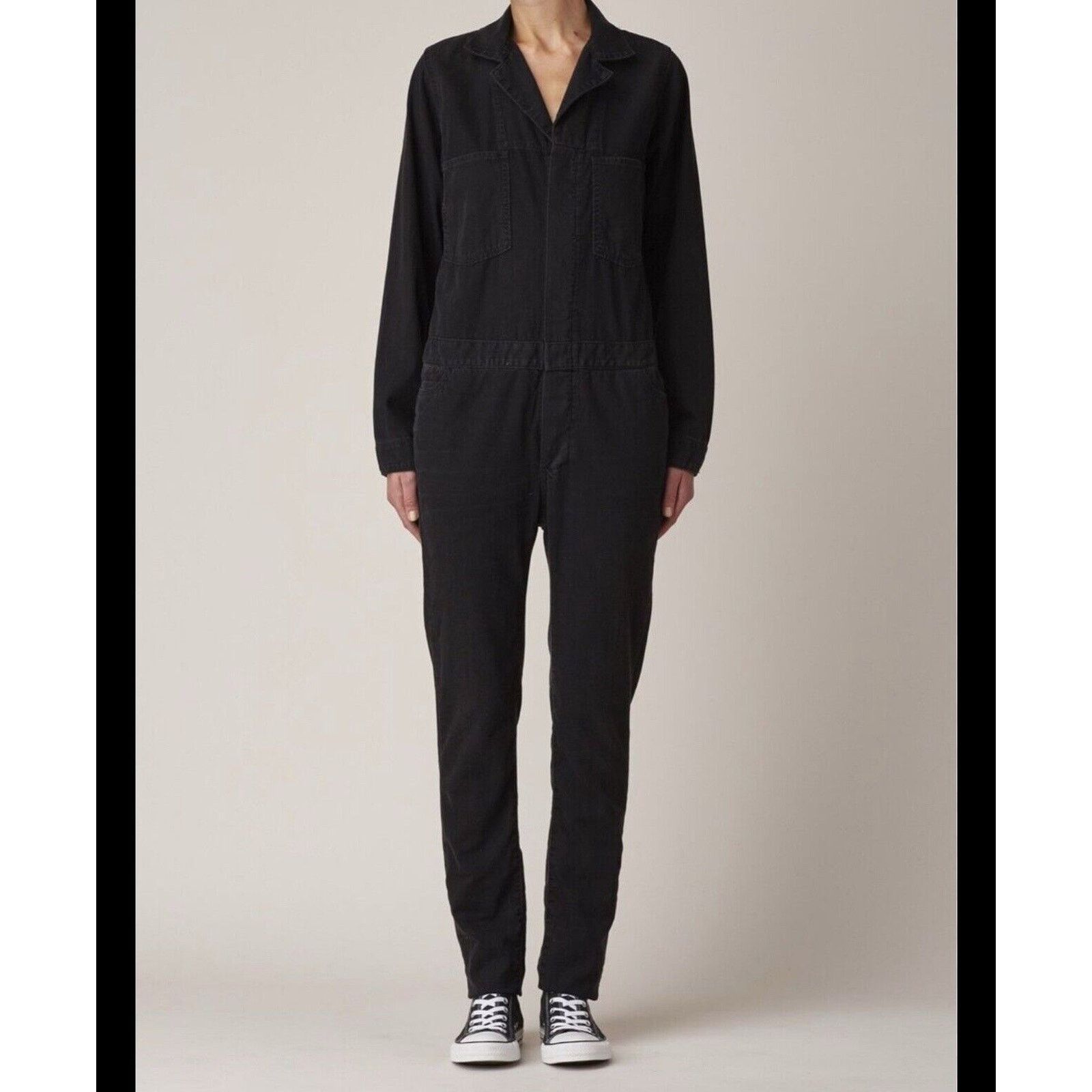 6397 6397 JUMPSUITS Cotton Long Sleeve Utility SOLID vintage M Size 28" / US 6 / IT 42 - 1 Thumbnail