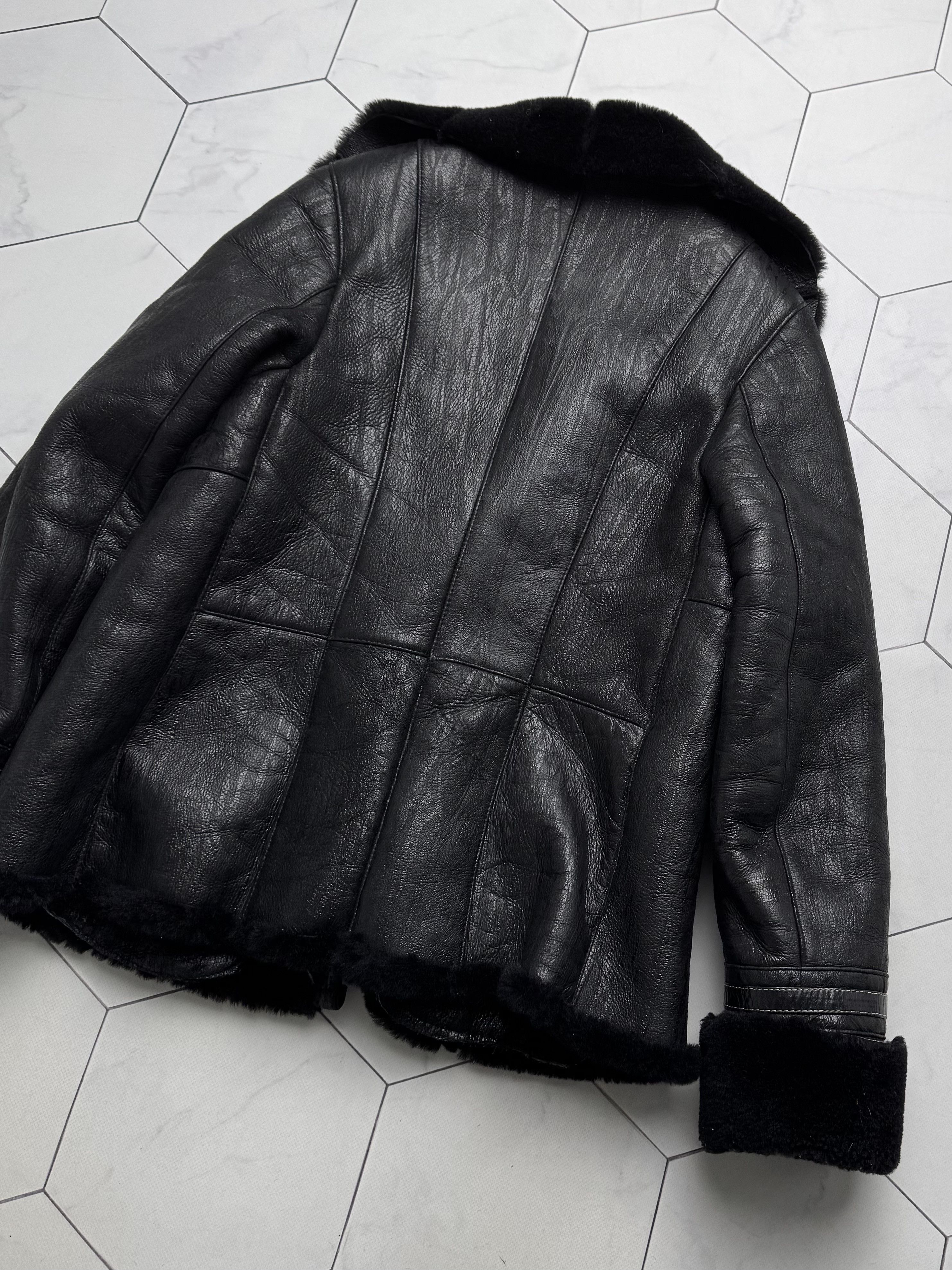 Vintage Vintage Real Sheepskin Jacket (B550) Size S / US 4 / IT 40 - 13 Thumbnail