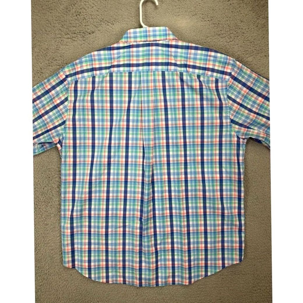 Vineyard Vines Vineyard Vines Shirt Adult XL Cooper Blue Madras Plaid Button Up Long Sleeve Men Size US XL / EU 56 / 4 - 2 Thumbnail