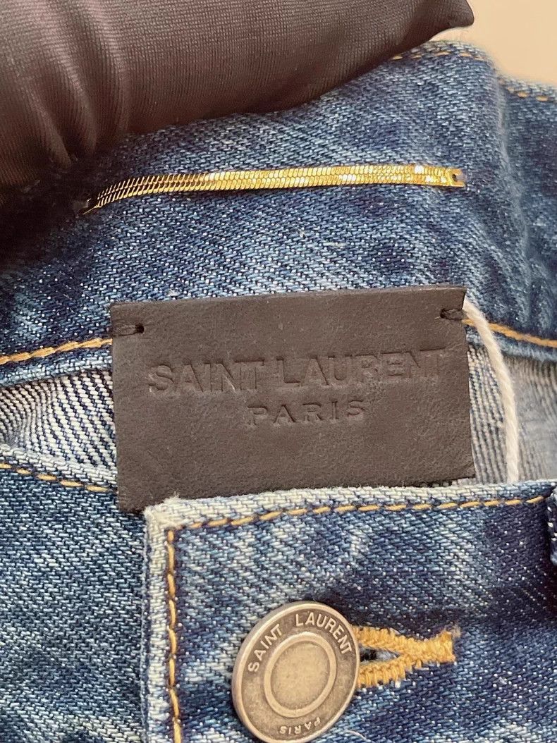 Saint Laurent Paris Saint Laurent Paris Dark Blue Straight Leg Jeans Size US 28 / EU 44 - 3 Thumbnail