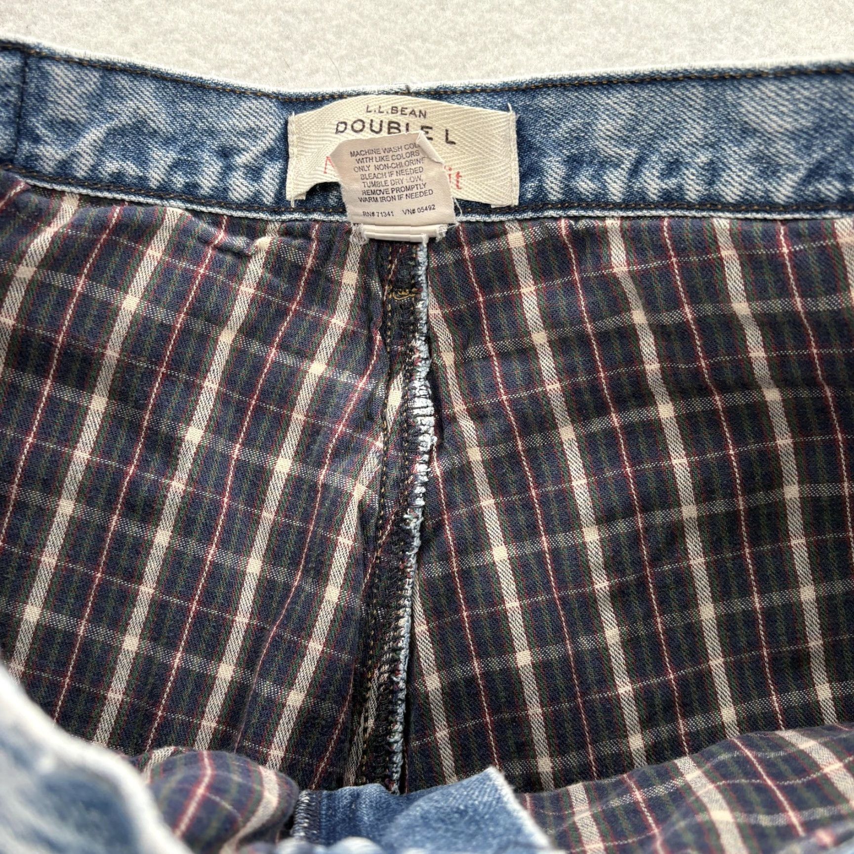 Vintage VINTAGE L.L.Bean Double L Natural Fit Jeans Mens Secret? (Wait) Size US 33 - 6 Thumbnail