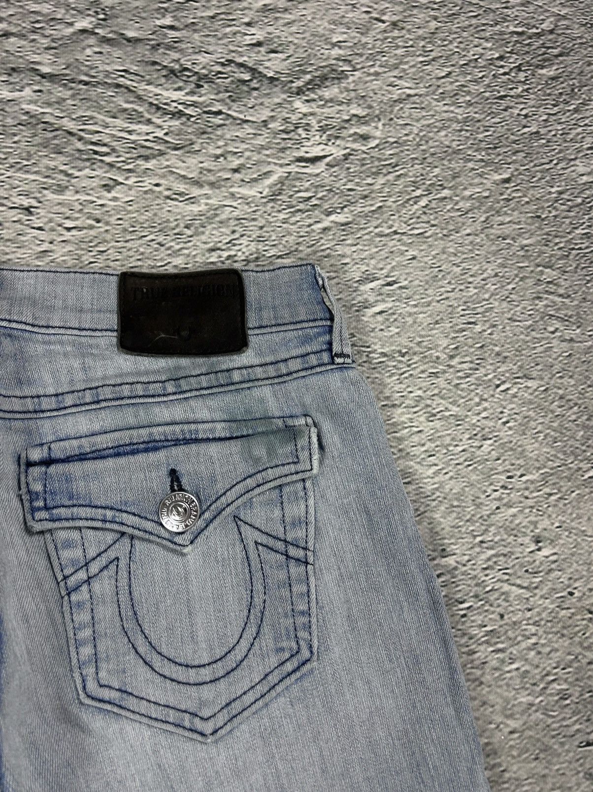 True Religion True Religion black Bootcut jeans washed blue Becca Size 28" / US 6 / IT 42 - 2 Thumbnail