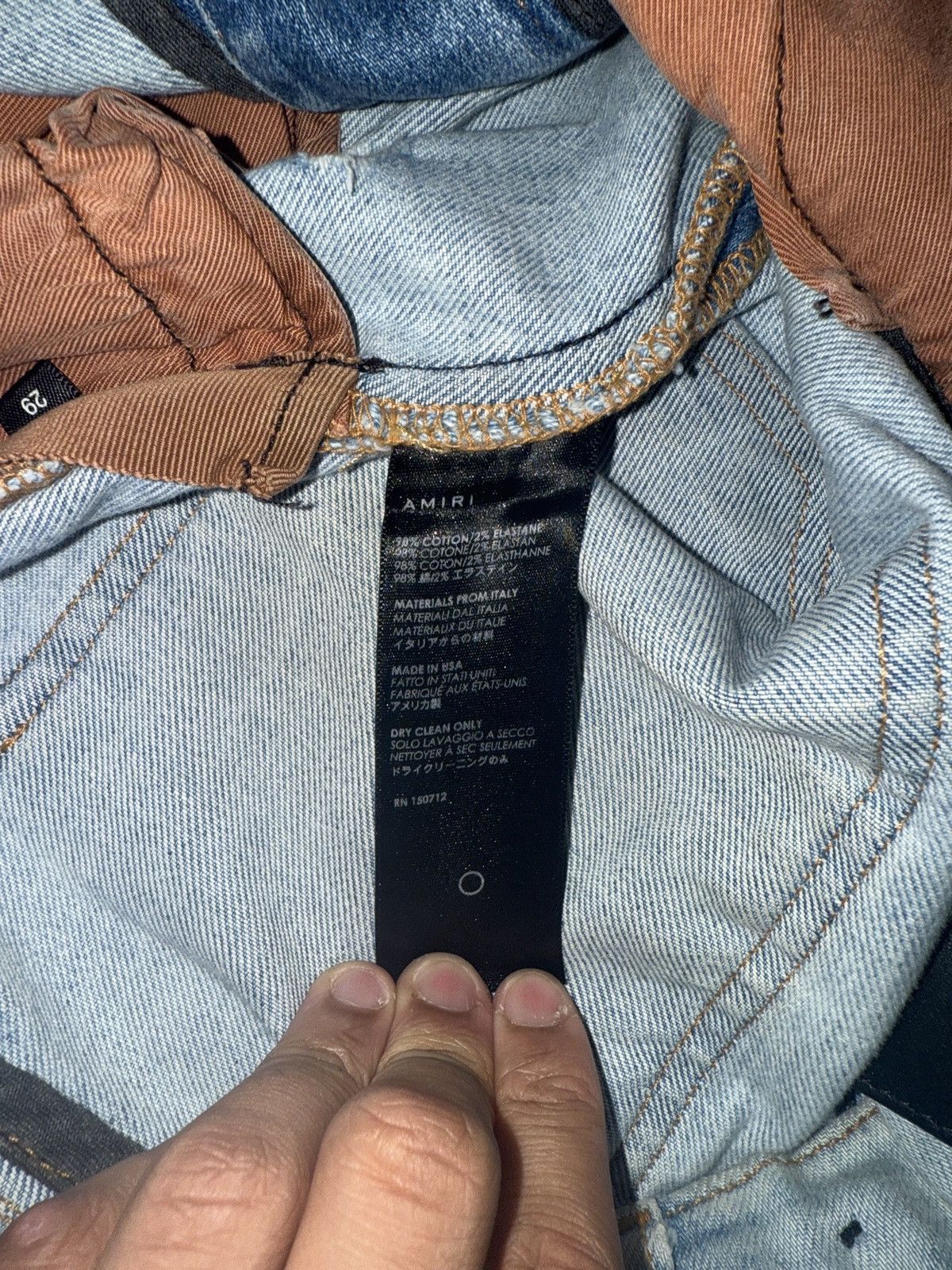 Amiri Amiri Art patch jeans size 29 Size US 29 - 4 Thumbnail