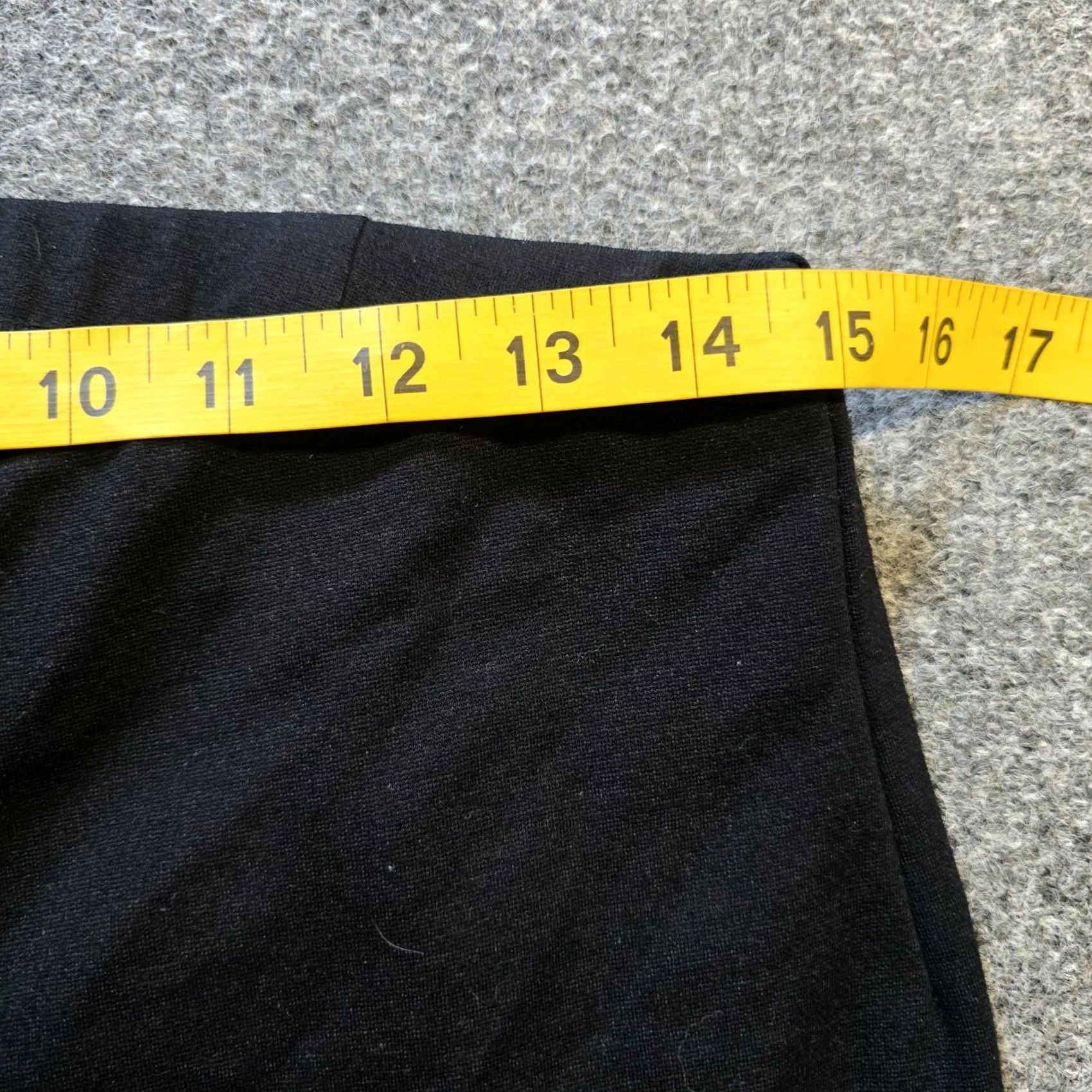 Habitat Habitat Pants Womens Small Black Straight Leg Stretch Knit Mid Rise Capsule Size 32" / US 10 / IT 46 - 6 Thumbnail