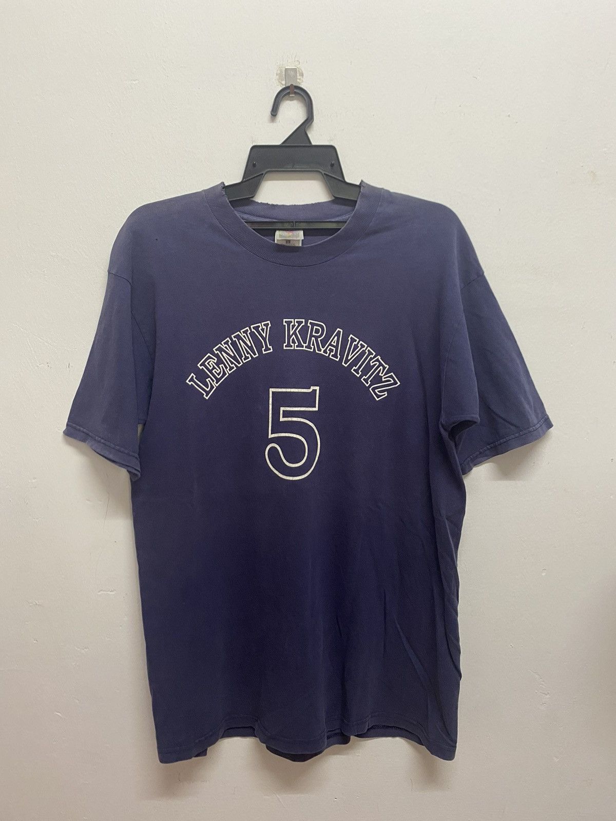 Vintage 90’s Lenny Kravitz 5 Distressed Faded Worn Band Tees