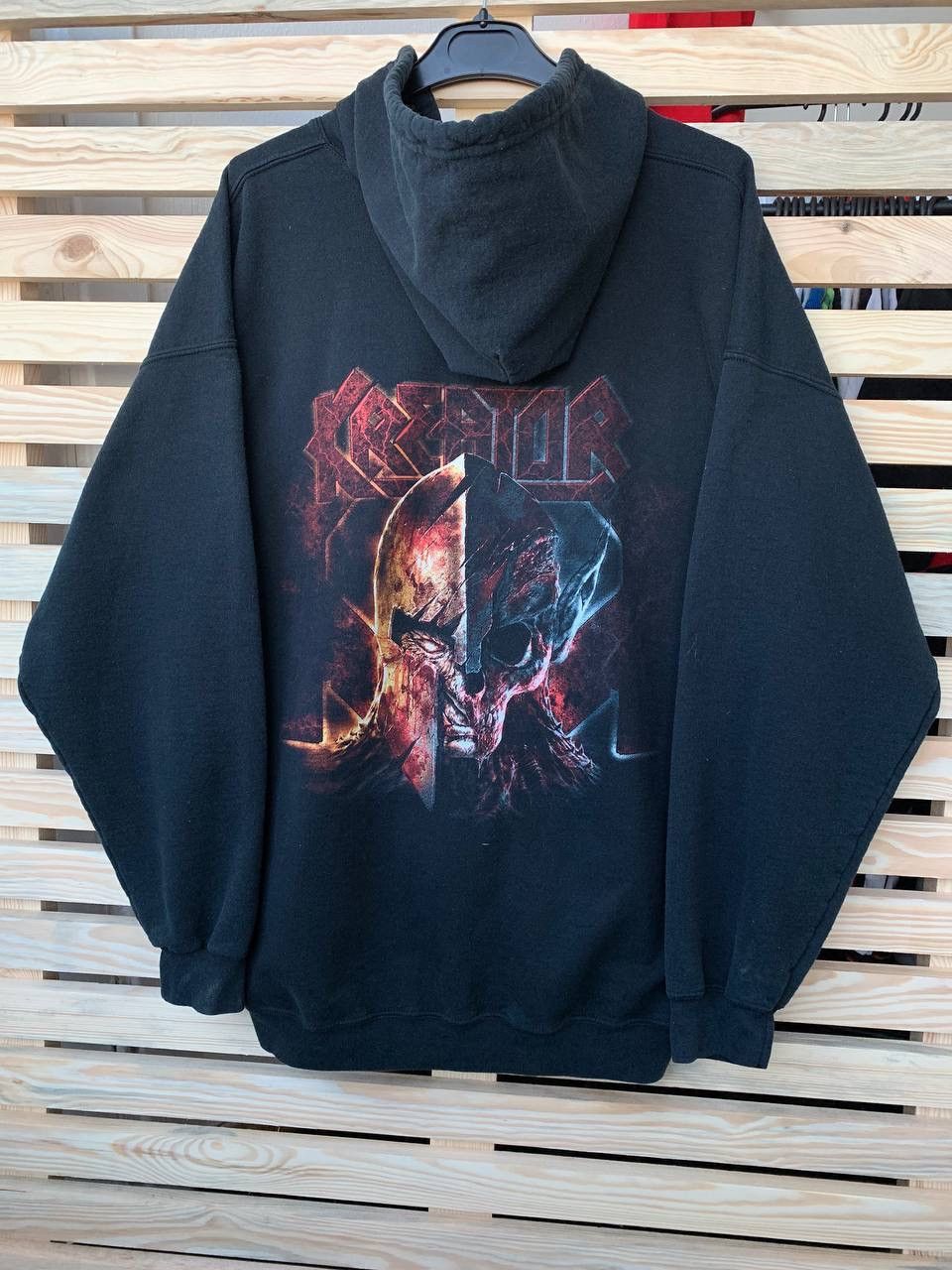 Band Tees × Vintage Vintage Kreator Zip Hoodie Y2K Metal Size US XXL / EU 58 / 5 - 1 Thumbnail
