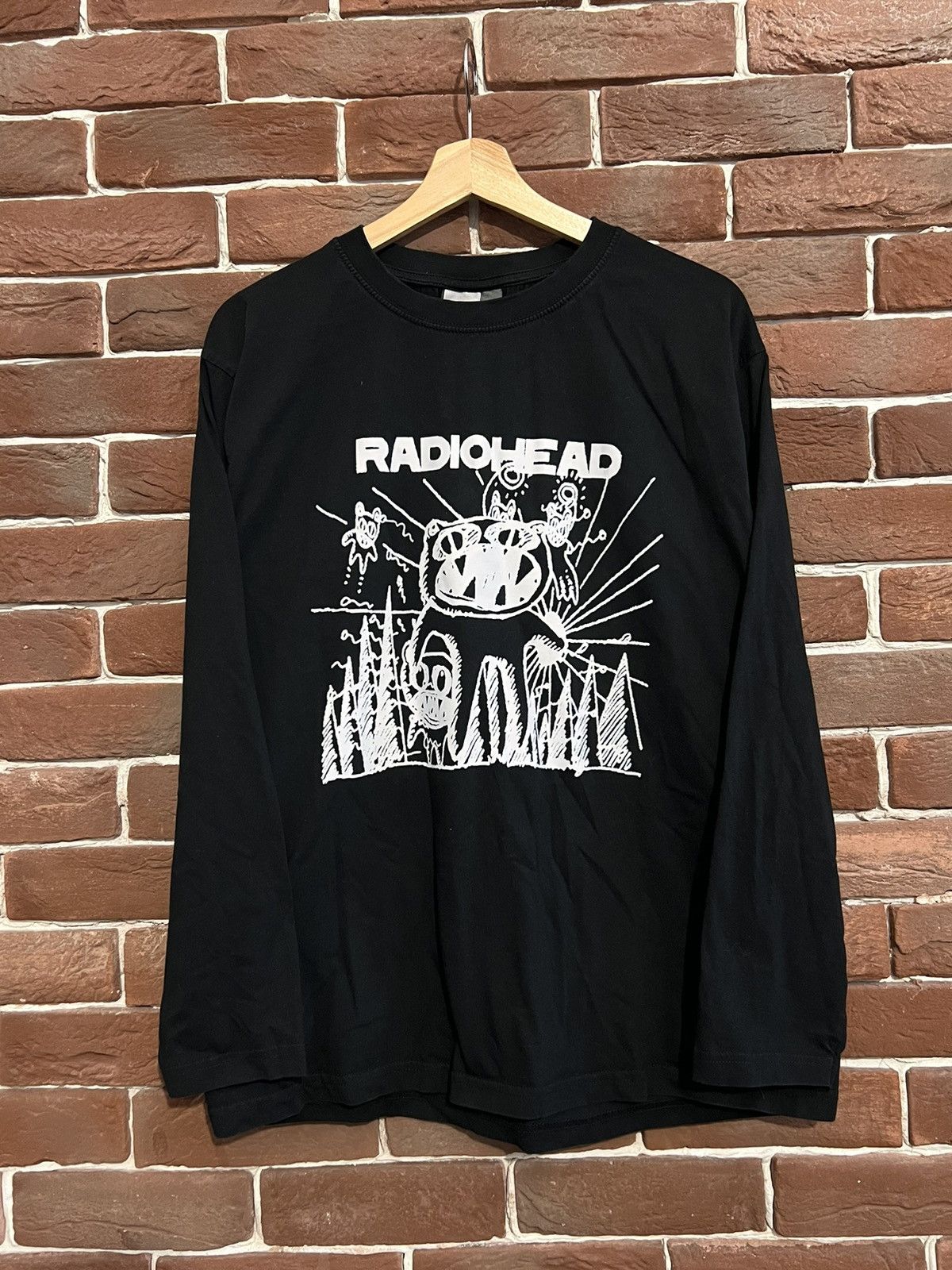 Band Tees Rare Vintage 00s Radiohead Amnesiac Promo Album Tshirt Rock Size US L / EU 52-54 / 3 - 1 Thumbnail