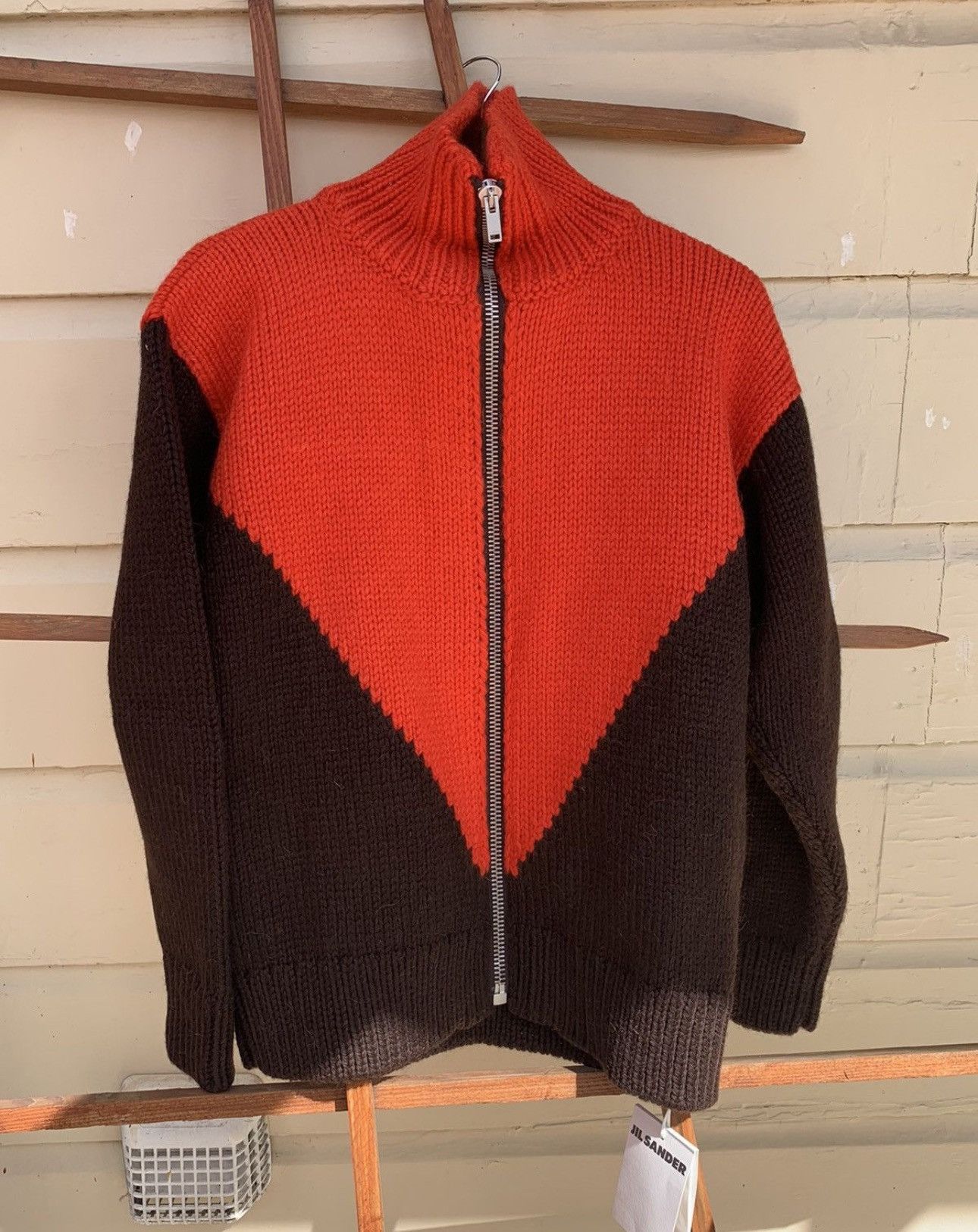 Jil Sander RARE GRAIL Jil Sander Italian wool multi zip sweater Size US M / EU 48-50 / 2 - 5 Thumbnail