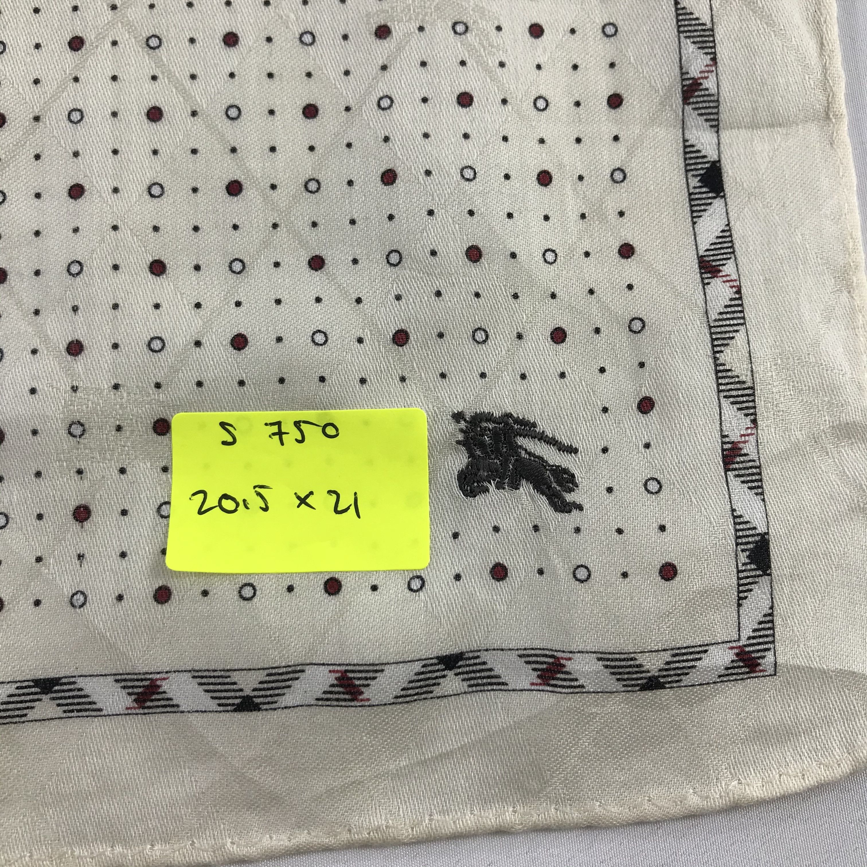 Burberry × Vintage Burberry Bandana / Handkerchief / Neckerchief - S750 Size ONE SIZE - 5 Thumbnail