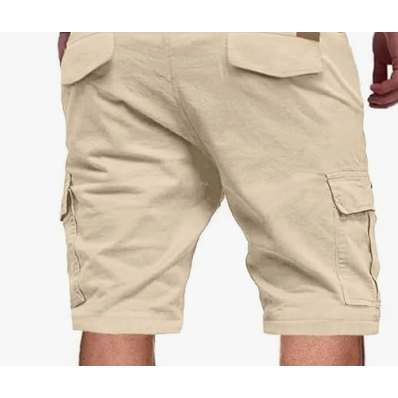 The Unbranded Brand Mens Cargo Shorts Elastic Drawstring with 6 Pockets32 Size US 32 / EU 48 - 2 Thumbnail