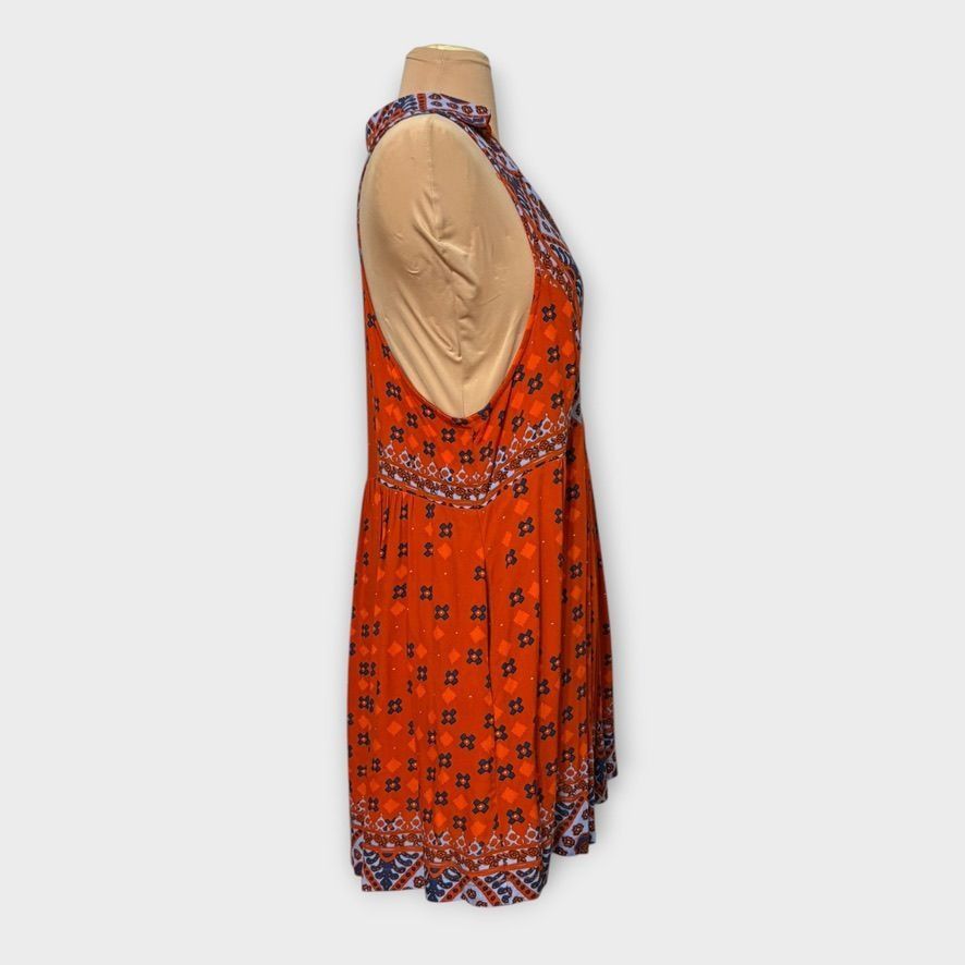 Free People Free People Charlotte Tunic Small Red Rust Boho Sleeveless R Size S / US 4 / IT 40 - 8 Thumbnail