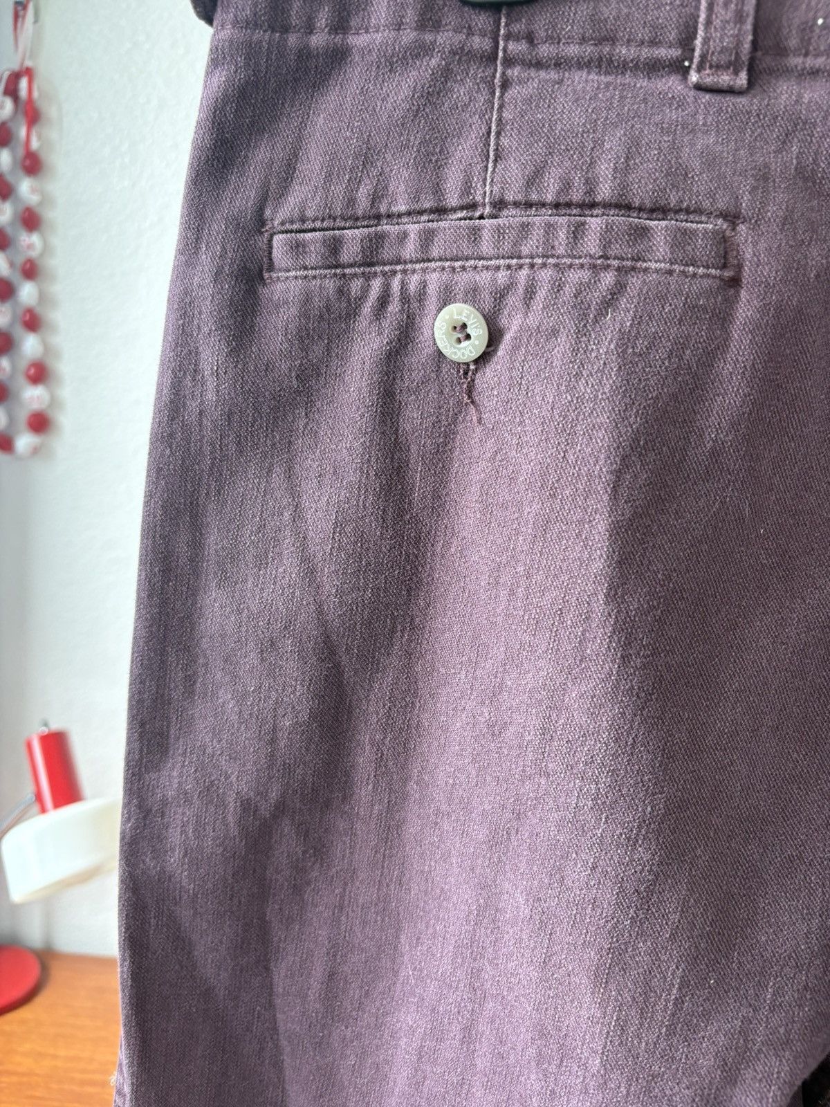 Levi's Levi’s X Dockers Double Pleat Denim Chinos Made in USA Size US 32 / EU 48 - 3 Thumbnail