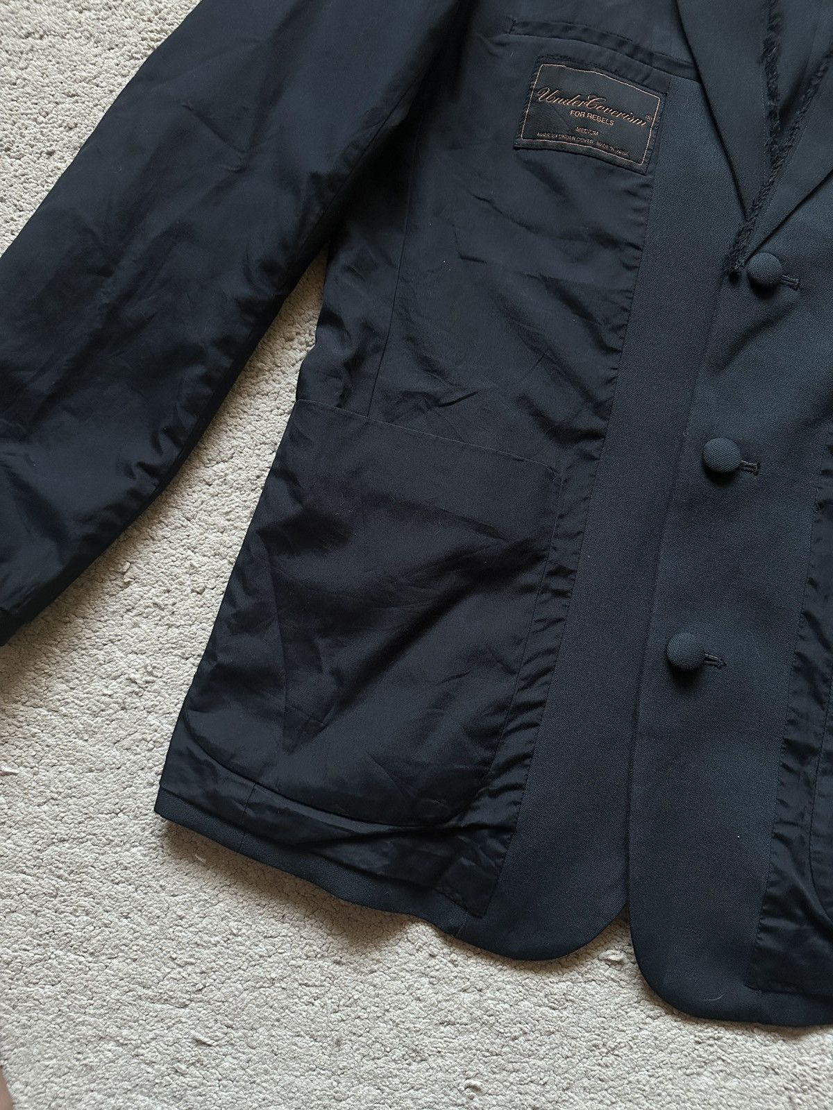 Undercover AW2002 Undercoverism Reversible Cutoff 3 Button Jacket Size US M / EU 48-50 / 2 - 8 Thumbnail