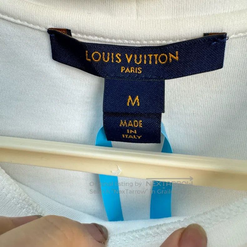 Louis Vuitton Louis Vuitton Four-leaf clover metal logo T-shirt Size US M / EU 48-50 / 2 - 2 Thumbnail
