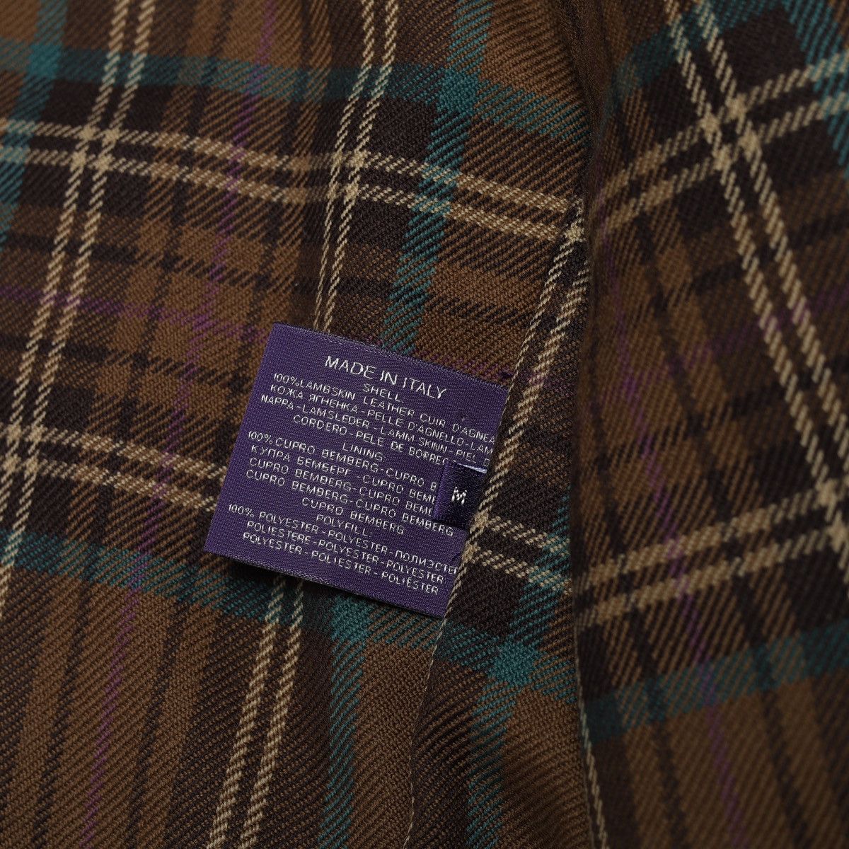 Ralph Lauren Purple Label Ralph Lauren Purple Label Lambskin Leather Bomber Jacket Size US M / EU 48-50 / 2 - 12 Thumbnail