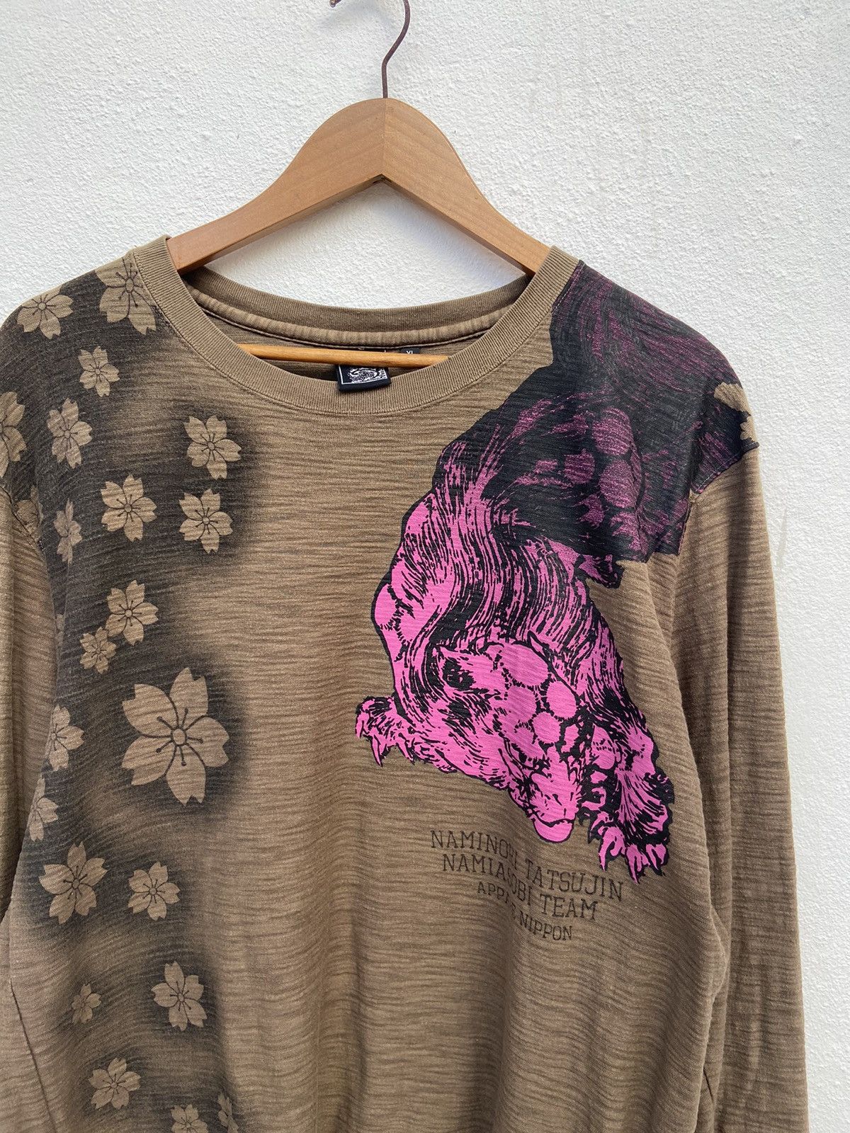 Japanese Brand 🔥 Naminori TAtsujin Namiasobi team t shirt long sleeve Size US L / EU 52-54 / 3 - 2 Thumbnail