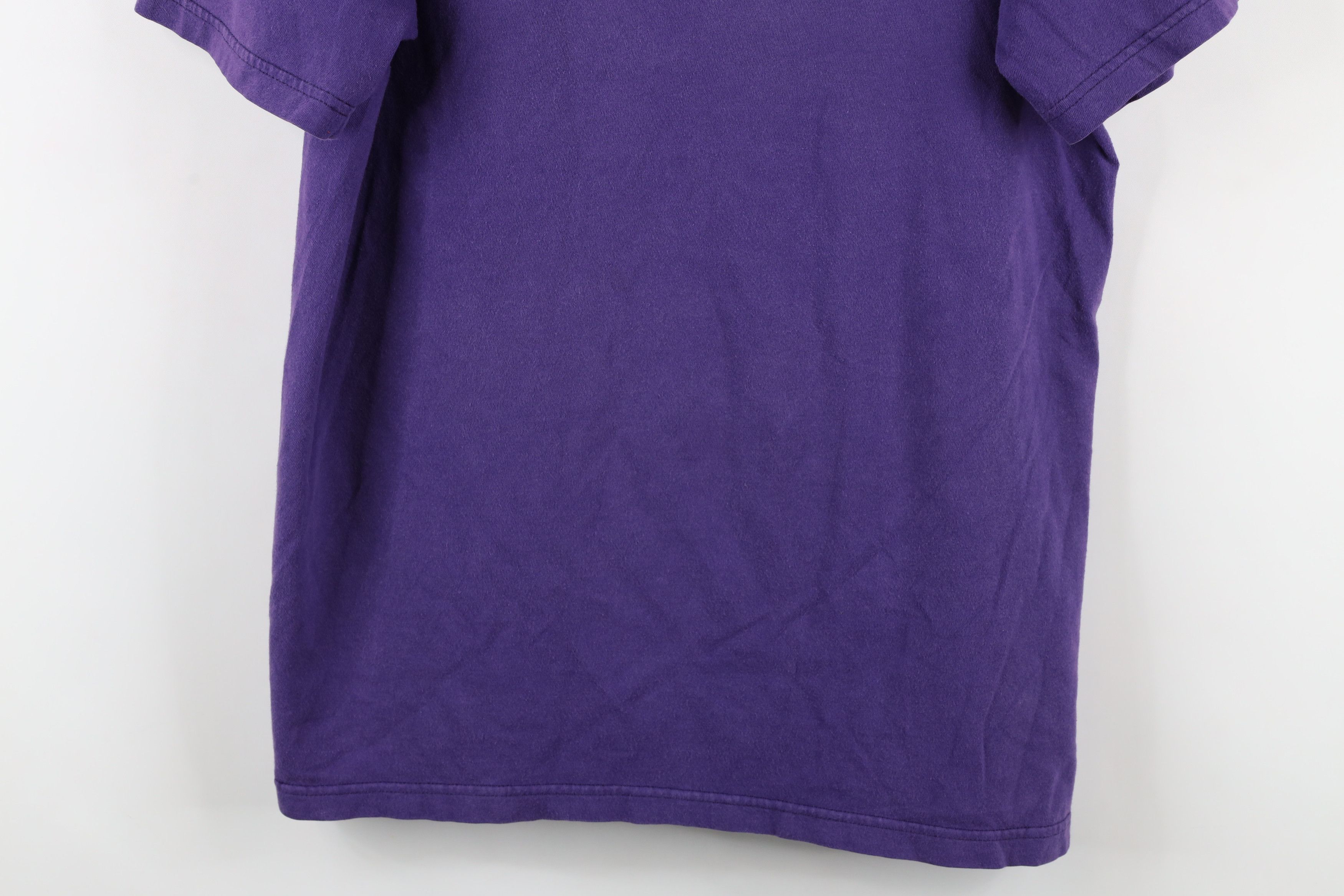 Nike × Vintage Vintage Nike Scott Mini Swoosh Short Sleeve T-Shirt Purple Size US M / EU 48-50 / 2 - 3 Thumbnail