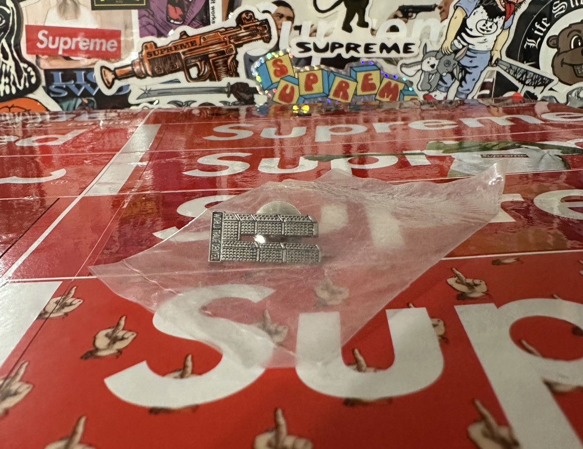 Supreme DS FW13 Supreme World Trade Center WTC Pin New RARE 911 Size ONE SIZE - 1 Thumbnail