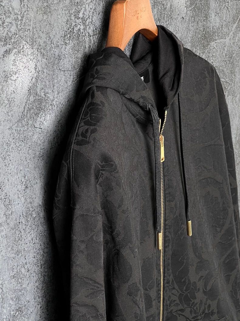 Versace Versace Dark drawstring hooded sweatshirt jacket Size US XL / EU 56 / 4 - 6 Thumbnail