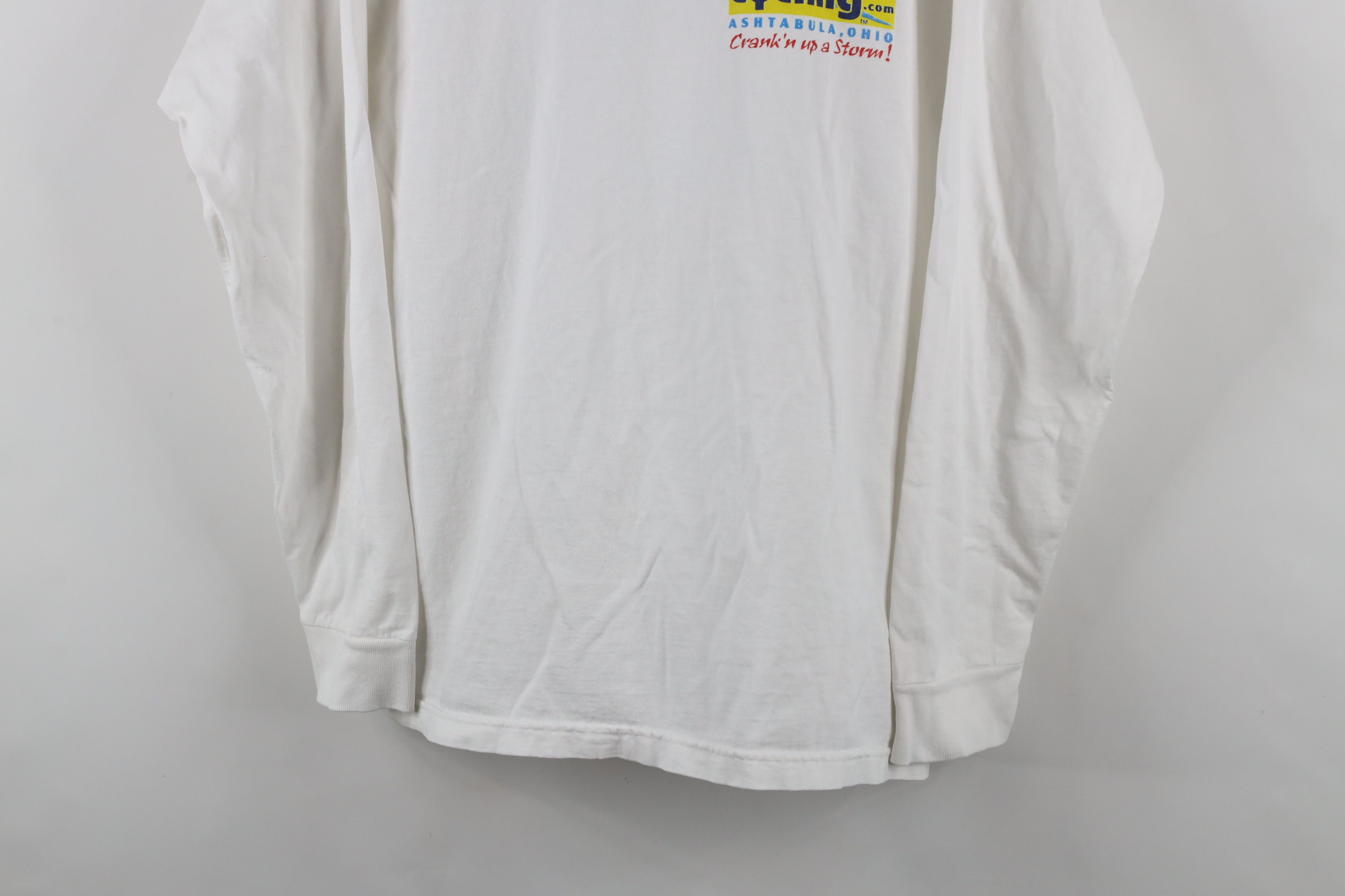 Vintage Vintage Cycling Ashtabula Ohio Long Sleeve T-Shirt USA Size US L / EU 52-54 / 3 - 3 Thumbnail