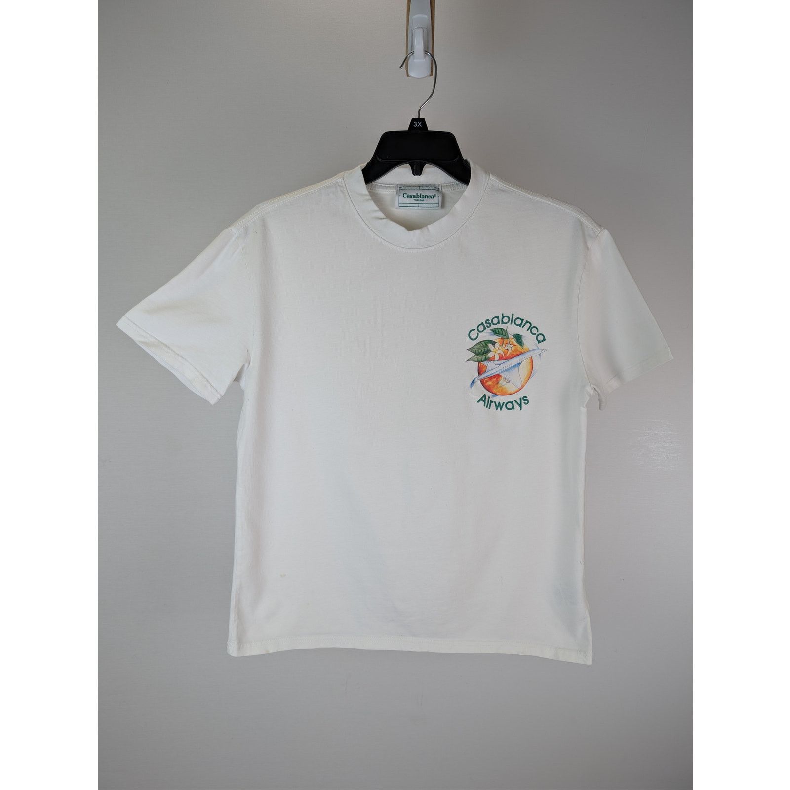 Casablanca o1rshd1 CC20 Orbite Autour De L'Orange airway print t-Shirt Size US L / EU 52-54 / 3 - 8 Thumbnail