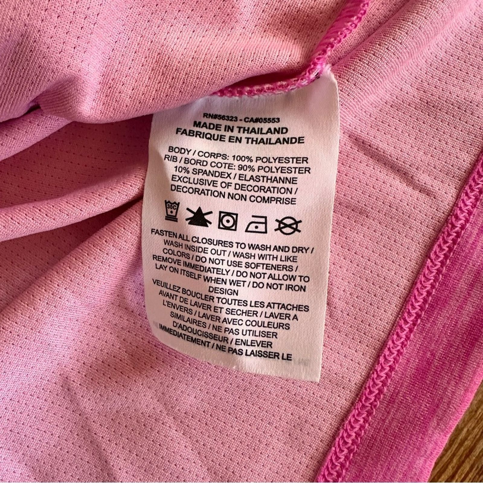 Nike Nike Dri-FIT Quarter Zip Top – Pink – Size L – EUC Size L / US 10 / IT 46 - 6 Thumbnail