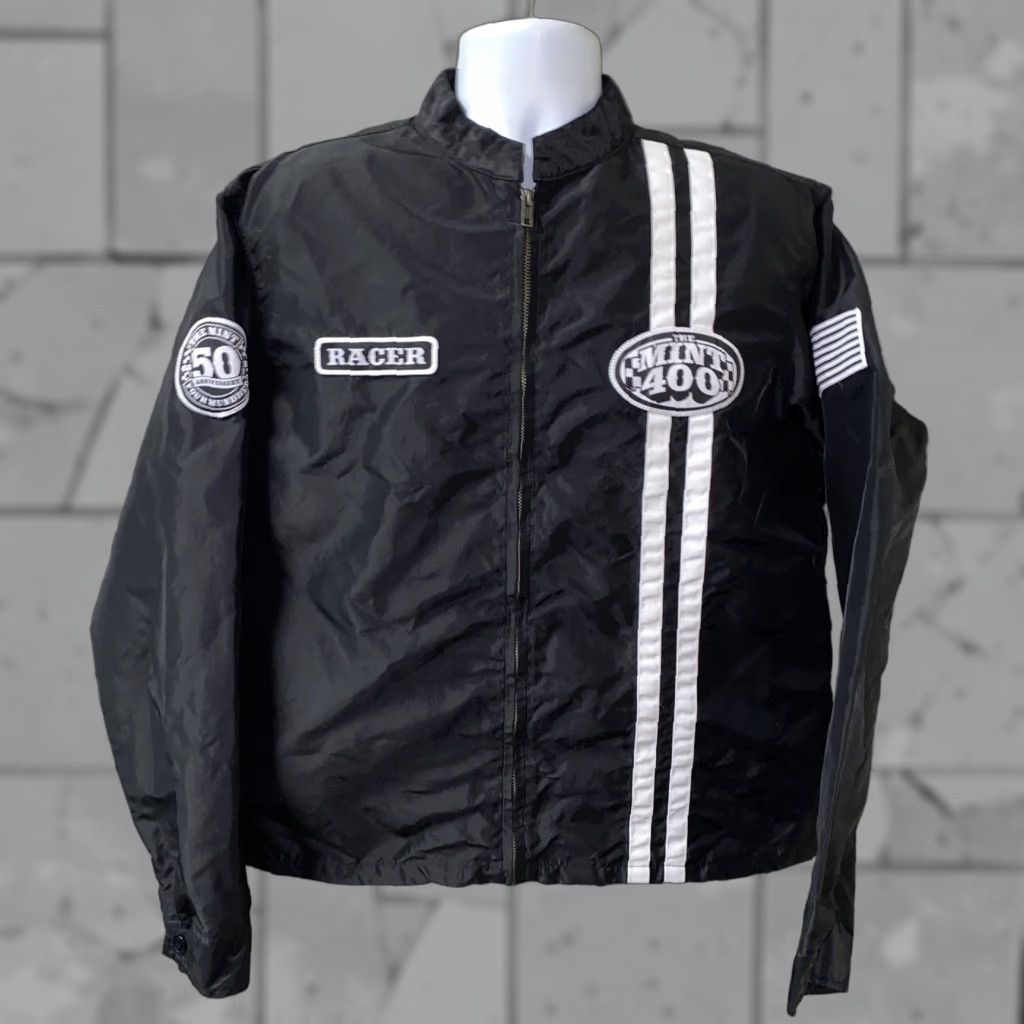 Vintage Dirt Co. Men's Black Nylon Full Zip Jacket Size Large Casual Outer Shell Size US L / EU 52-54 / 3 - 1 Thumbnail