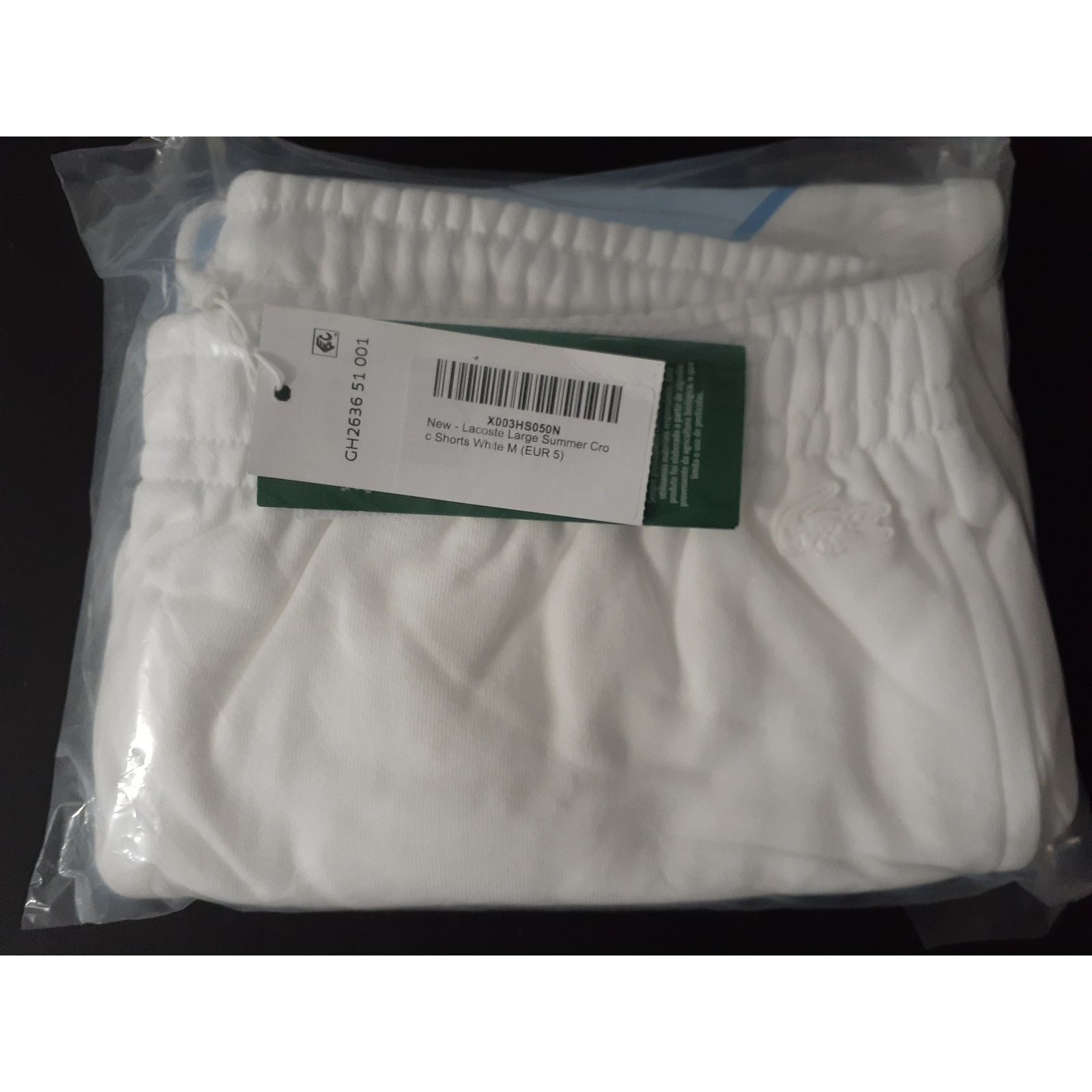 Lacoste Lacoste Large Summer Croc Shorts White M Size US 42 / EU 58 - 2 Thumbnail