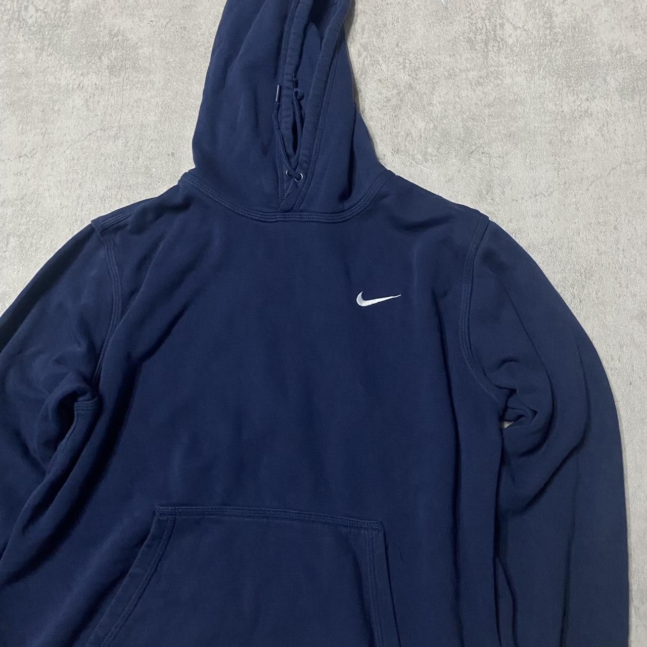 Nike Navy Nike hoodie with white embroidered logo #streetwear Size US L / EU 52-54 / 3 - 2 Thumbnail