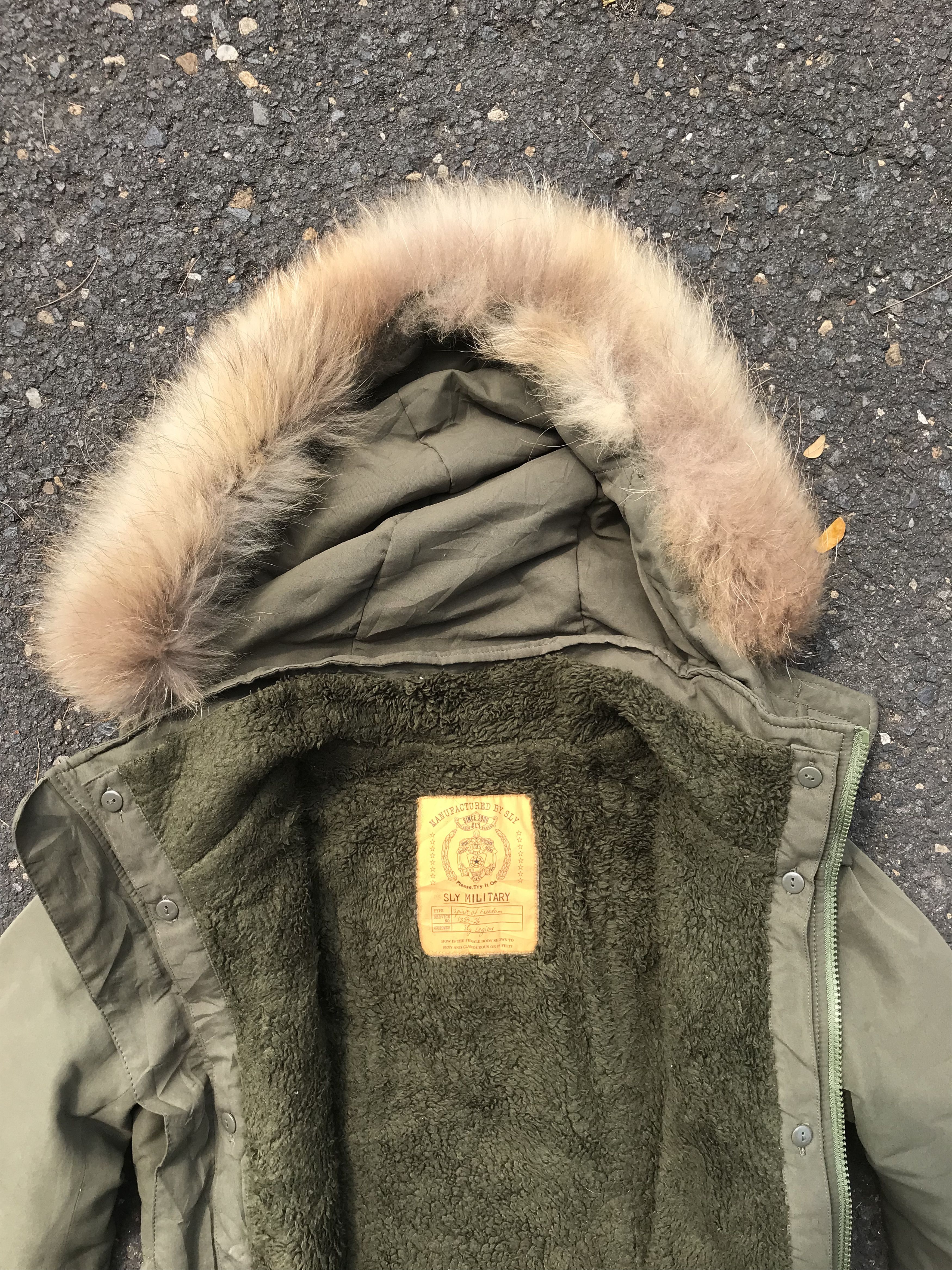 14th Addiction × If Six Was Nine × Le Grande Bleu (L.G.B.) Sly military racoon fur parka cargo like if six was nine Size US S / EU 44-46 / 1 - 7 Thumbnail