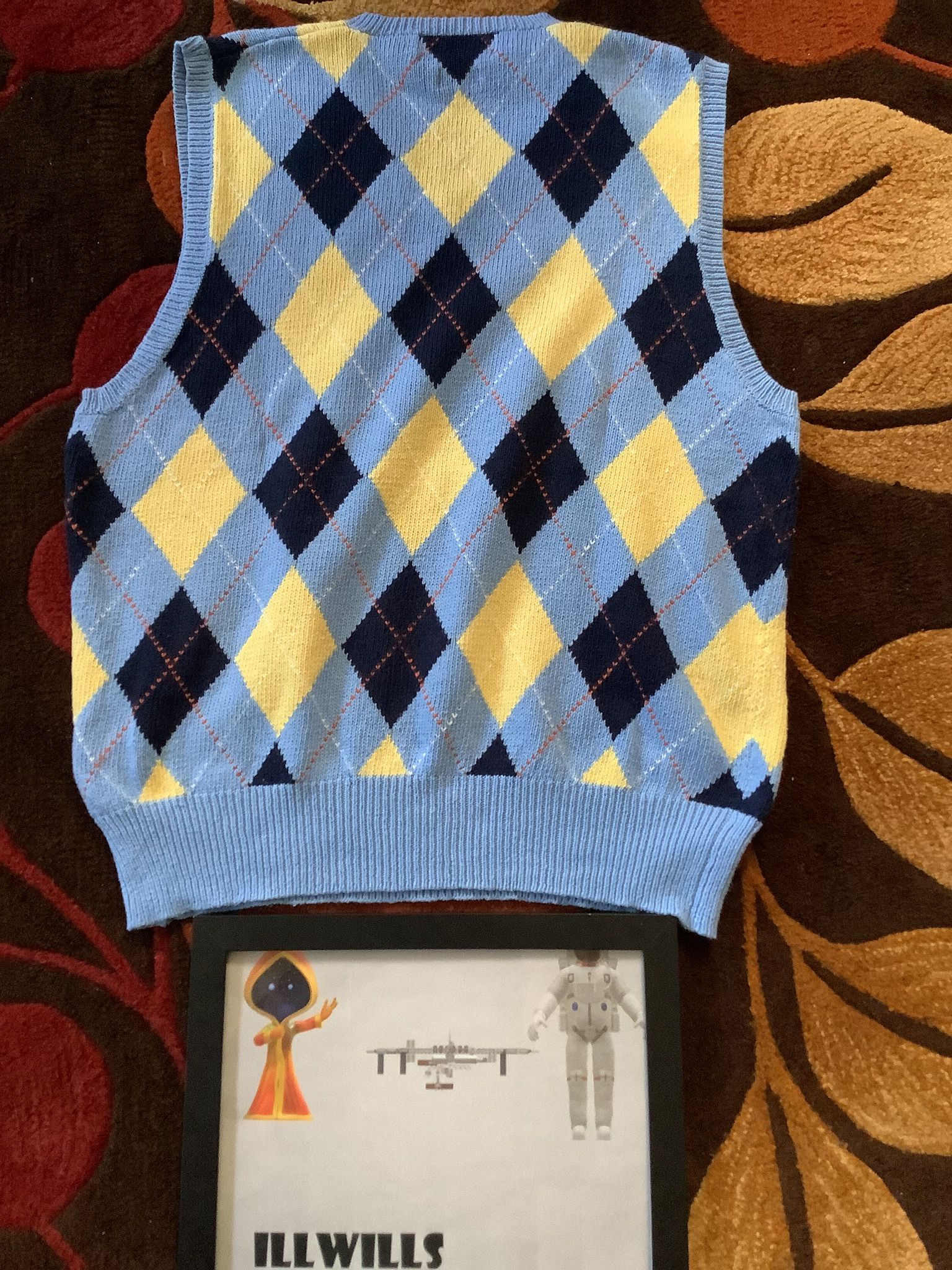 Polo Ralph Lauren Vintage Polo Ralph Lauren Argyle Cashmere Sweater Vest Size US XL / EU 56 / 4 - 2 Thumbnail