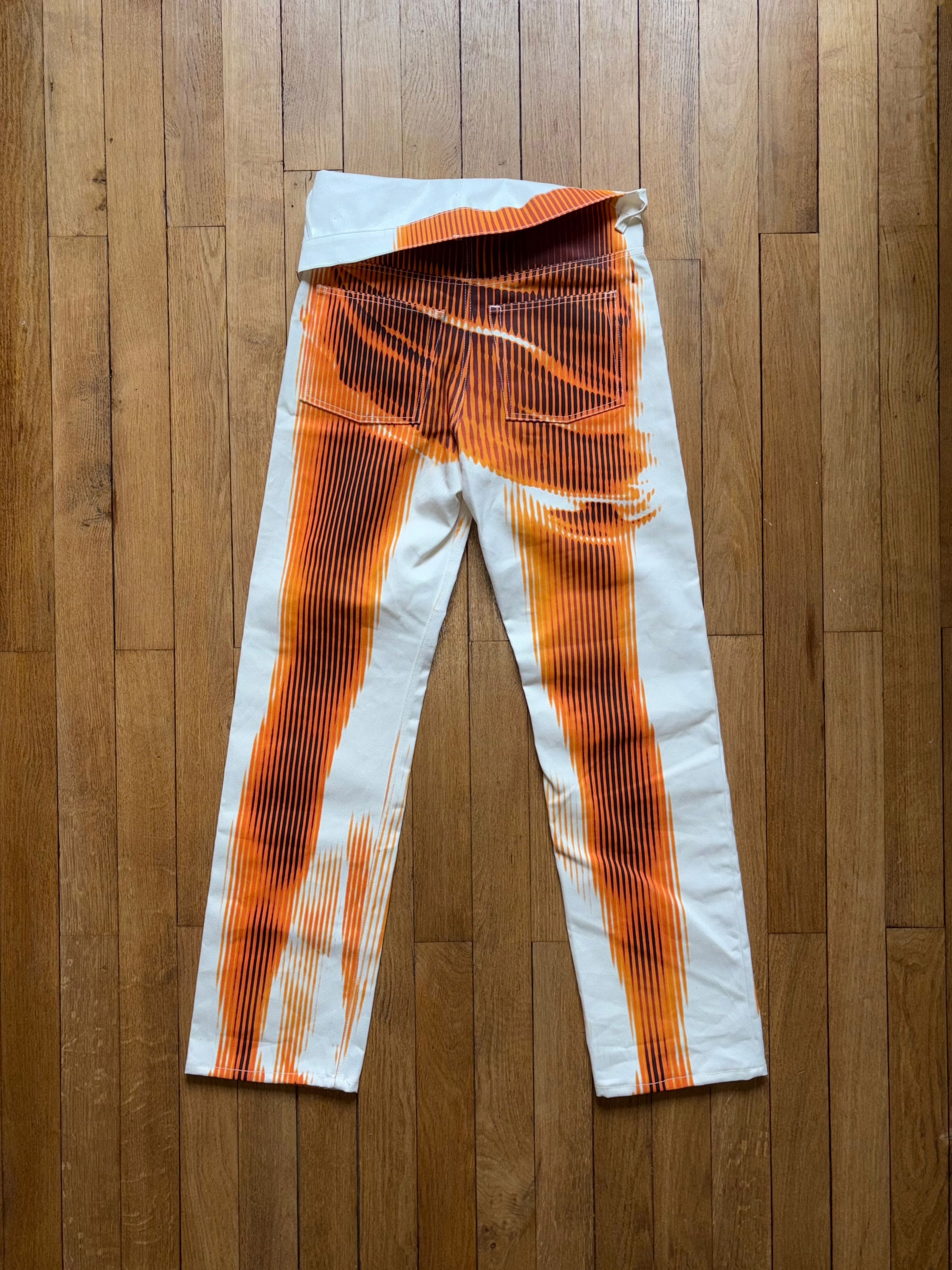 Jean Paul Gaultier × Y/Project Body morph trompe l'oeil denim jeans Size US 31 - 2 Thumbnail