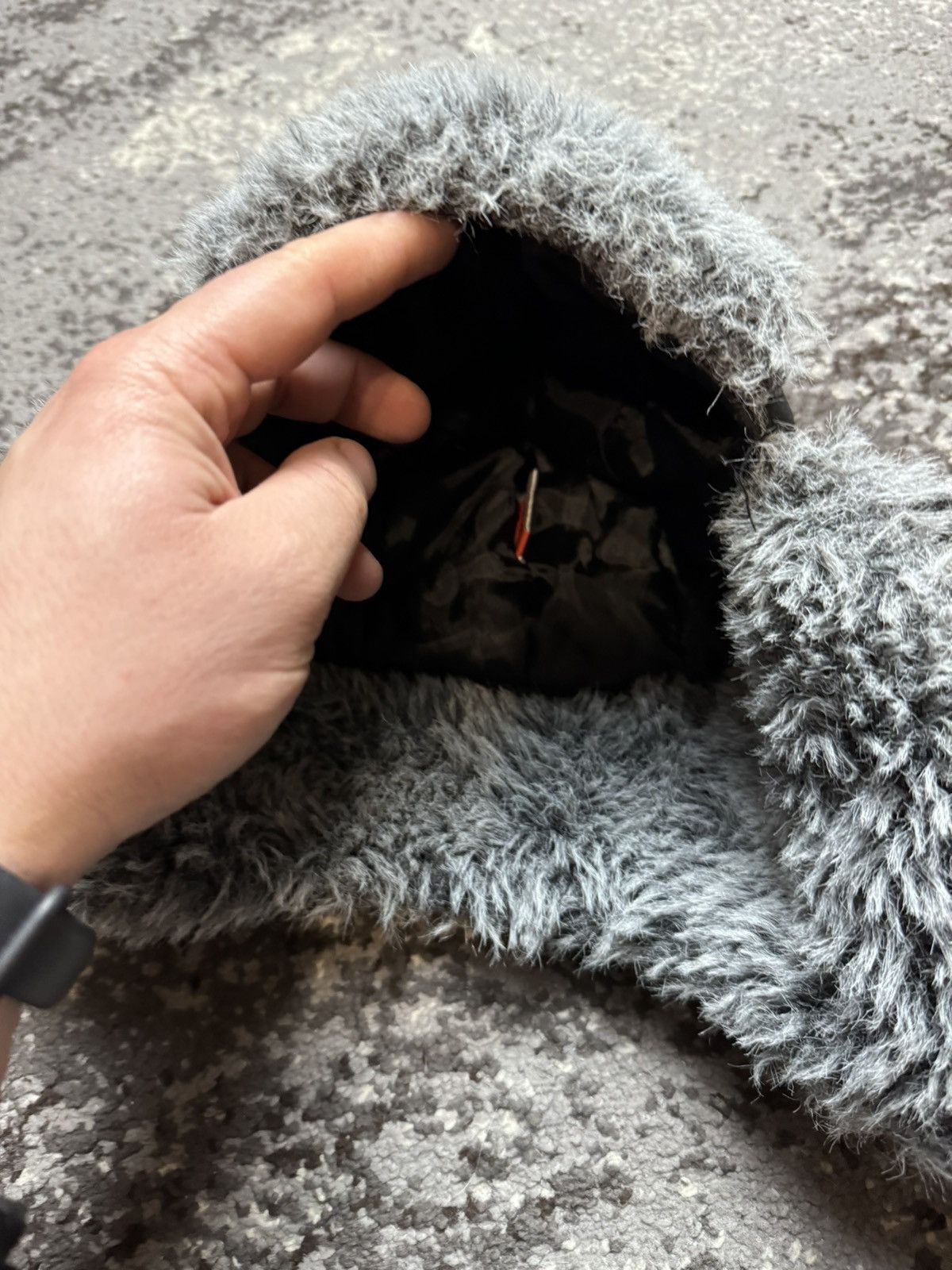 Japanese Brand × Vintage Vintage Y2K Opium Fuzzy Fur L.G.B Style Ushanka Hat Size ONE SIZE - 6 Thumbnail