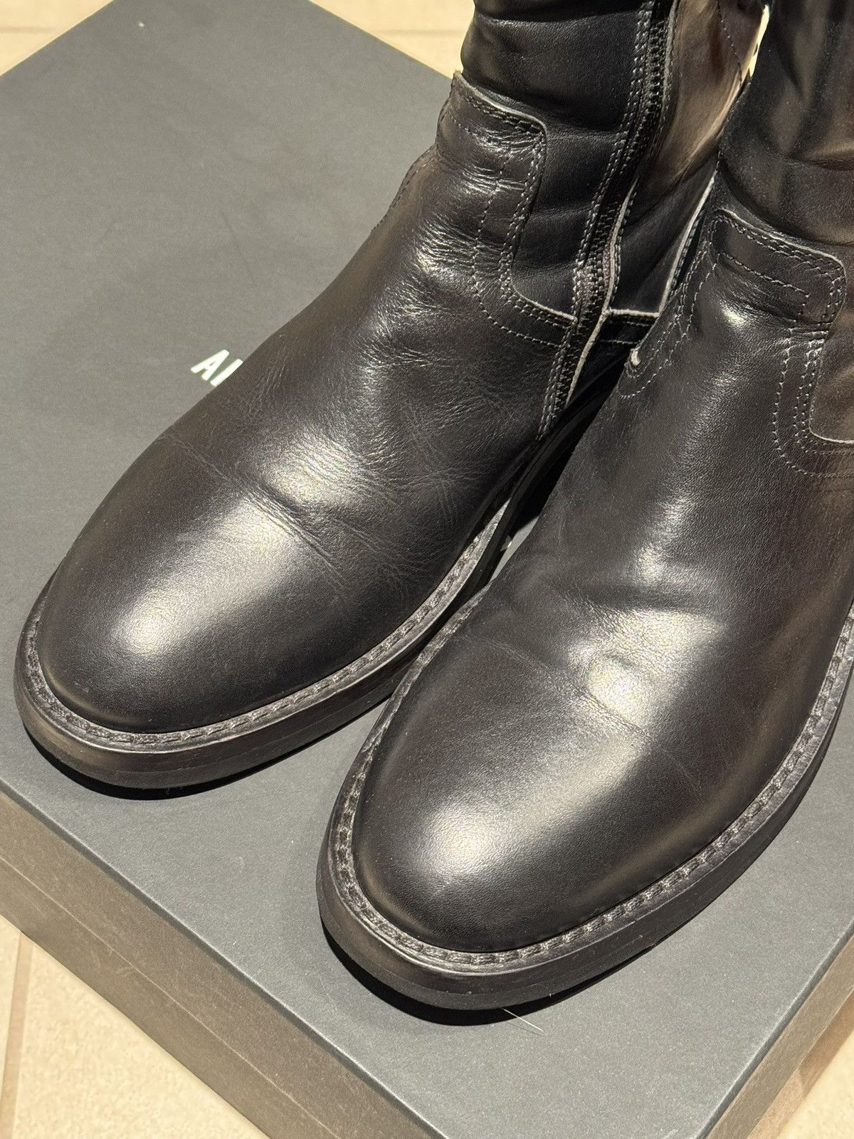 Ann Demeulemeester Ann Demeulemeester Vitello Boot Tucson Nero Size US 7 / EU 40 - 7 Thumbnail