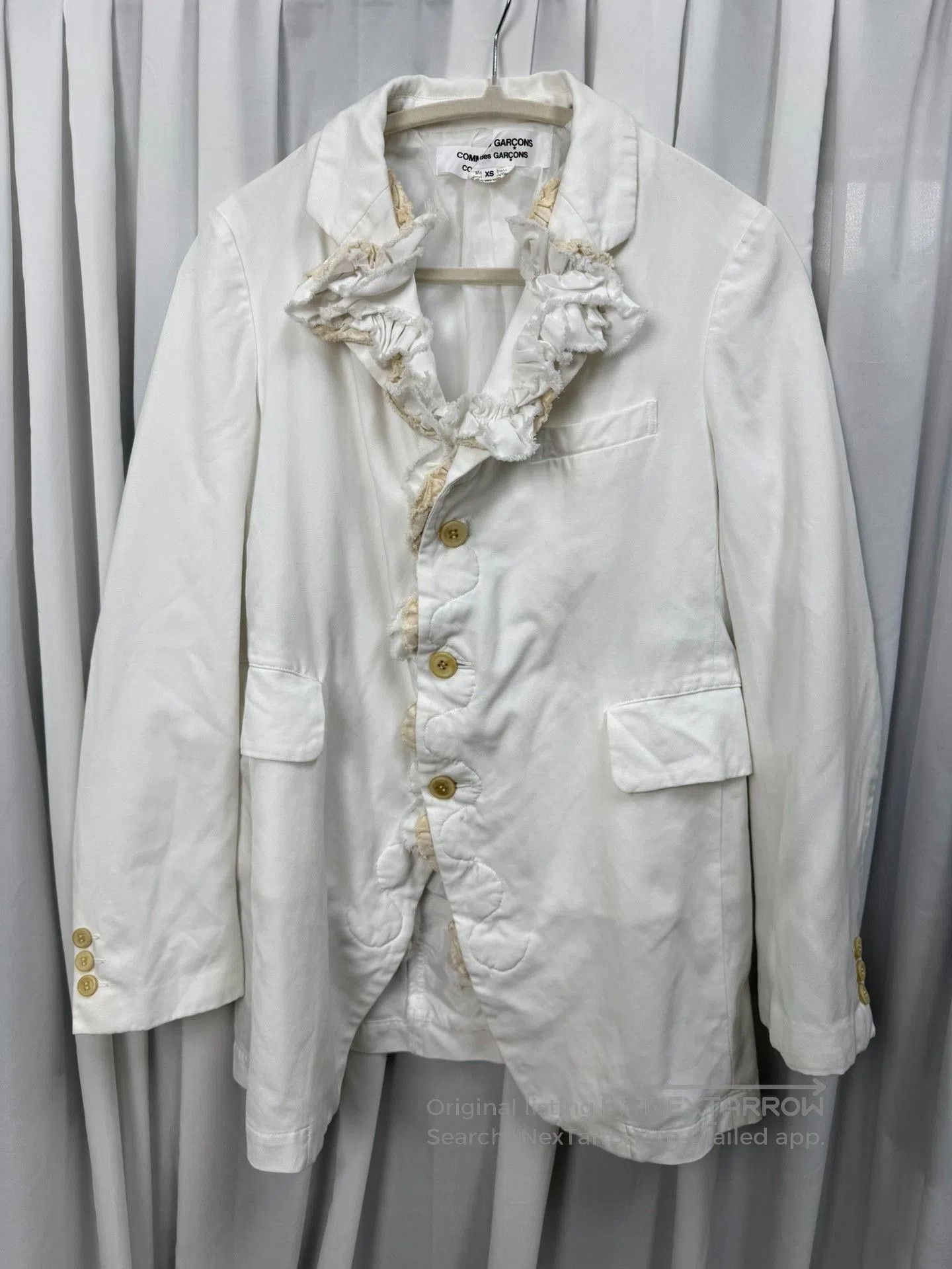 Comme des Garcons Comme des Garçons Ruffle Fleece Jacket. Size XS / US 0-2 / IT 36-38 - 1 Thumbnail