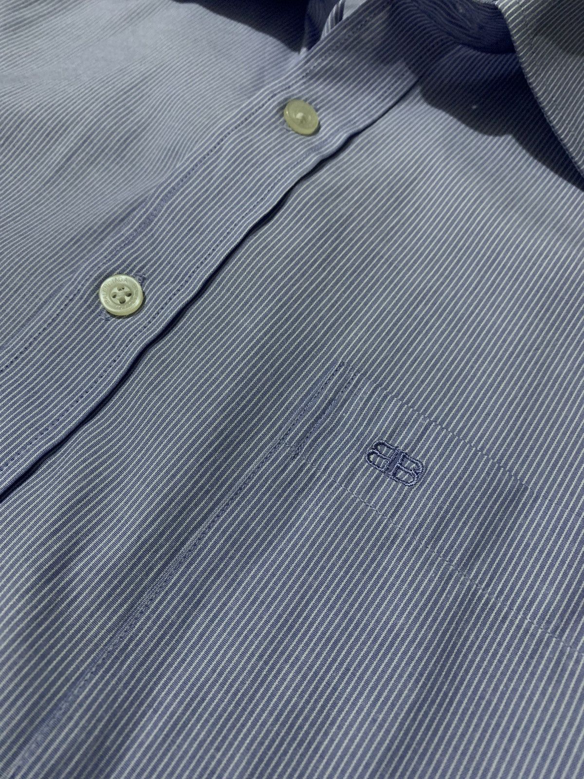 Balenciaga Balenciaga Slim Fit Striped Shirt Size US M / EU 48-50 / 2 - 4 Thumbnail