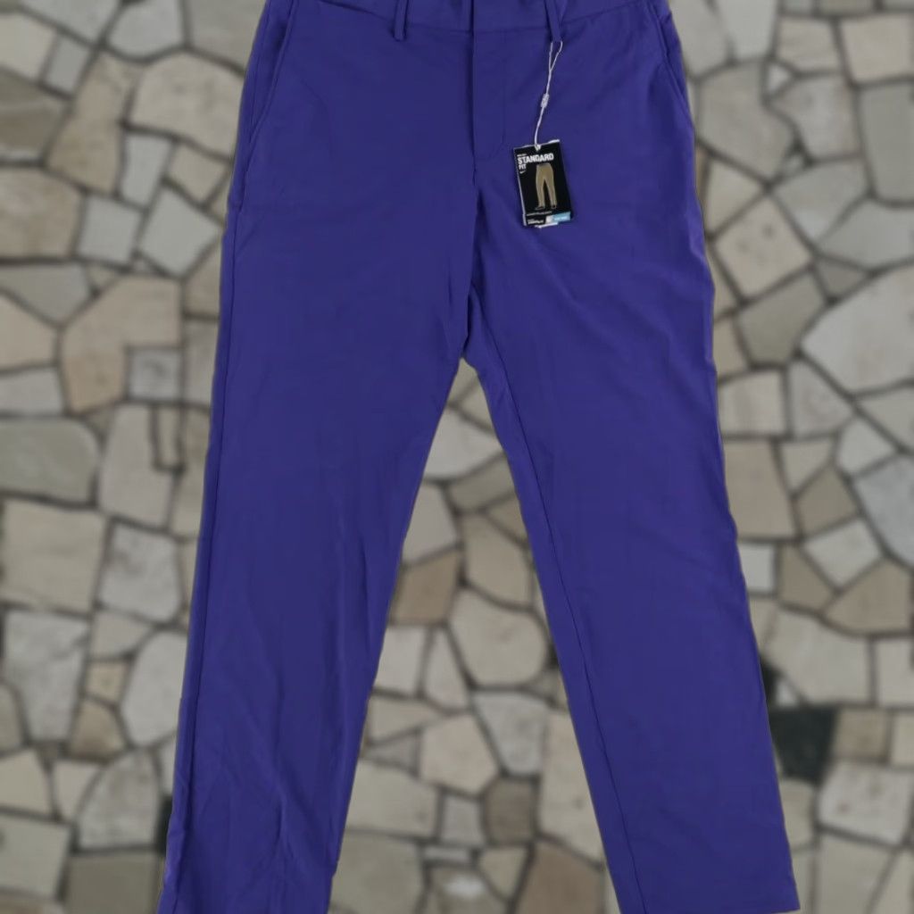 Nike Nike Golf Pants Blue Men's 34 Flat Front Dri-Fit High Stretch Polyester Microfiber Chino Casual Regular Fit Size US 34 / EU 50 - 1 Thumbnail