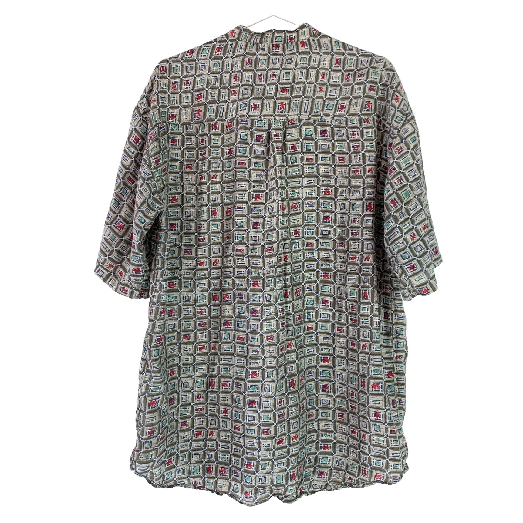 Vintage VINTAGE Montage Pour Homme Silk Funky Rad Geometric Button Up Shirt Mens M Size US M / EU 48-50 / 2 - 6 Thumbnail