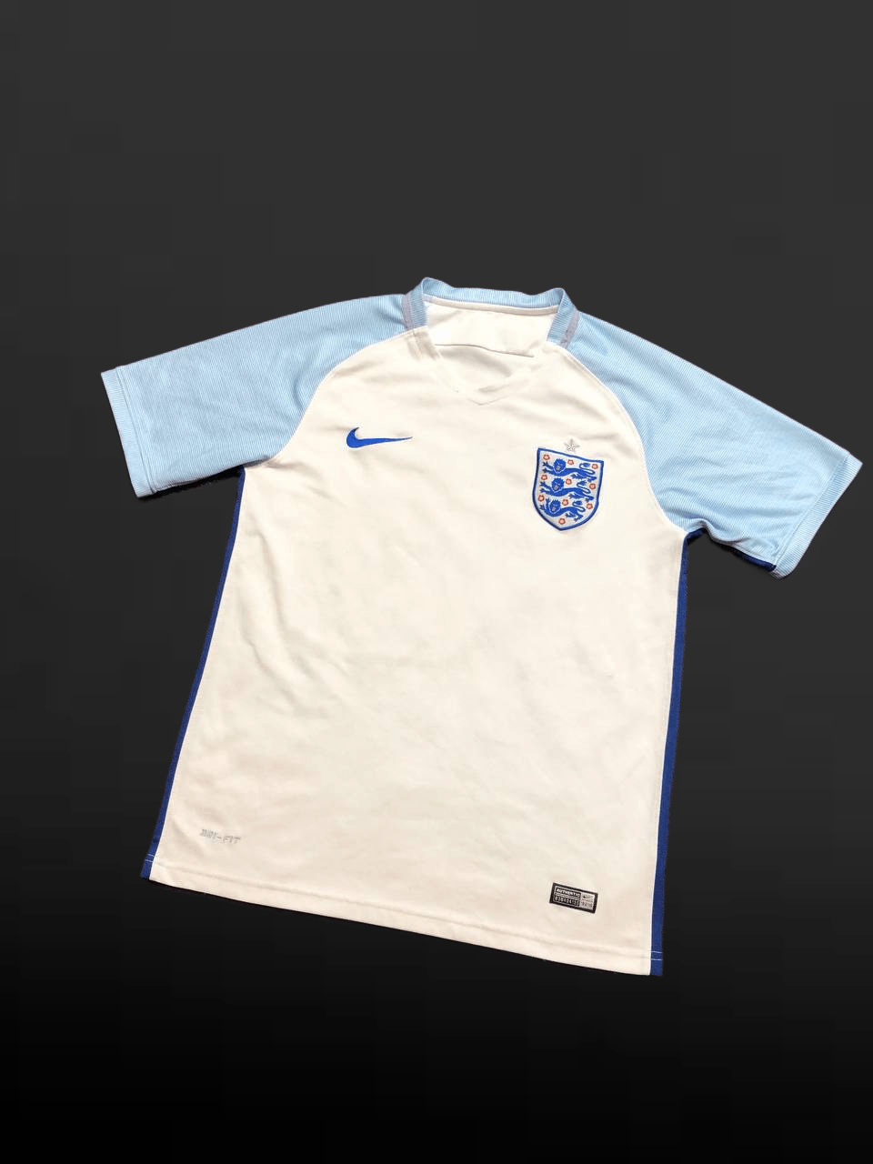 Nike Nike England Home Football Short Sleeve T-Shirt Size US M / EU 48-50 / 2 - 1 Thumbnail