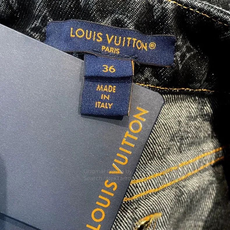 Louis Vuitton Louis Vuitton 2025 Black Monogram Jeans. Size US 36 / EU 52 - 5 Thumbnail