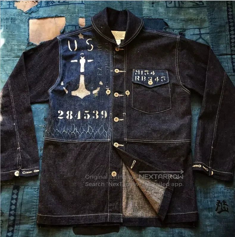 RRL Ralph Lauren RRL Ralph Lauren Old limited edition vintage blue dyed Ame Size US S / EU 44-46 / 1 - 1 Thumbnail