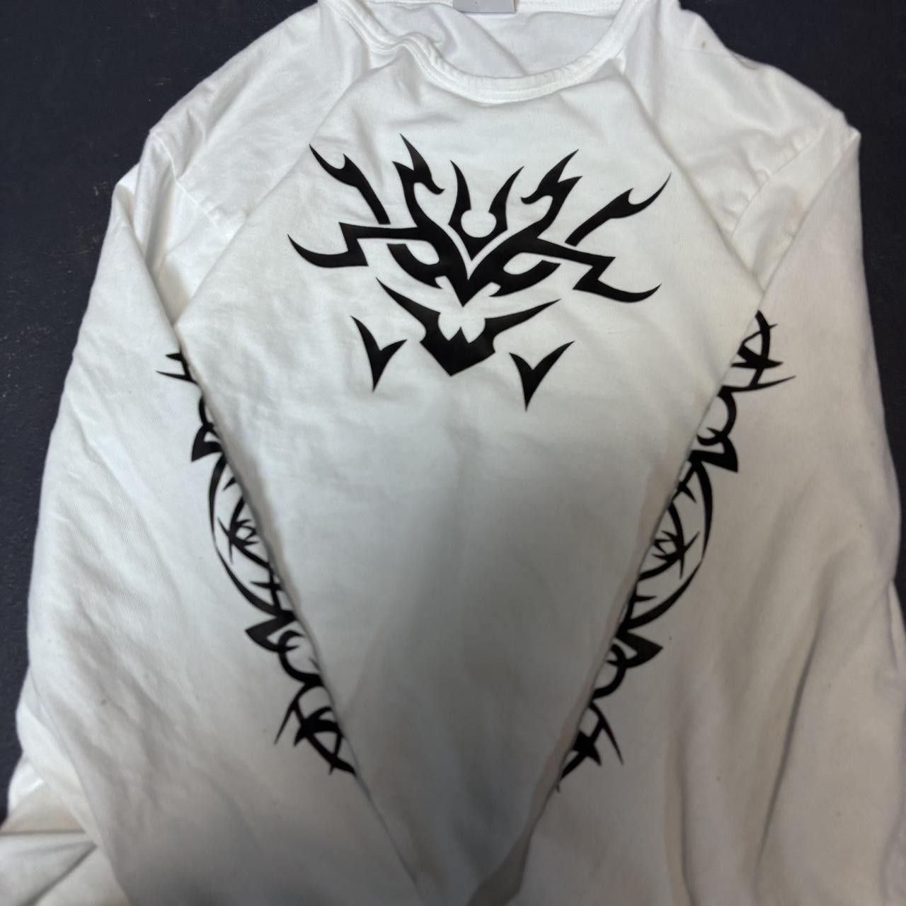 Japanese Brand × Vintage Vintage y2k 90s tribal long sleeve shirt Size US L / EU 52-54 / 3 - 3 Thumbnail