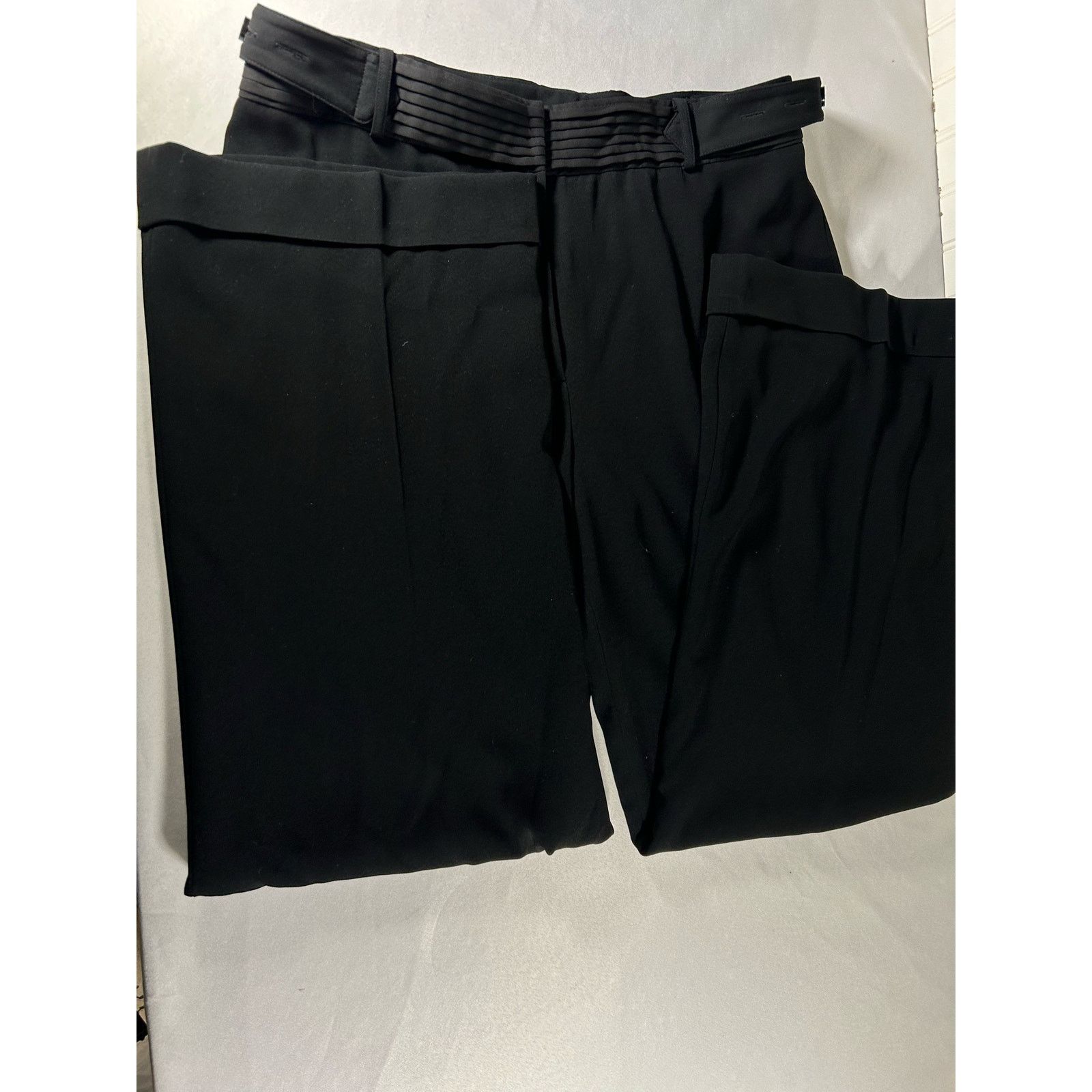 Anne Klein Anne Klein Wide Legged Black Pants Women's Size 14 Size 36" / US 14 / IT 50 - 2 Thumbnail