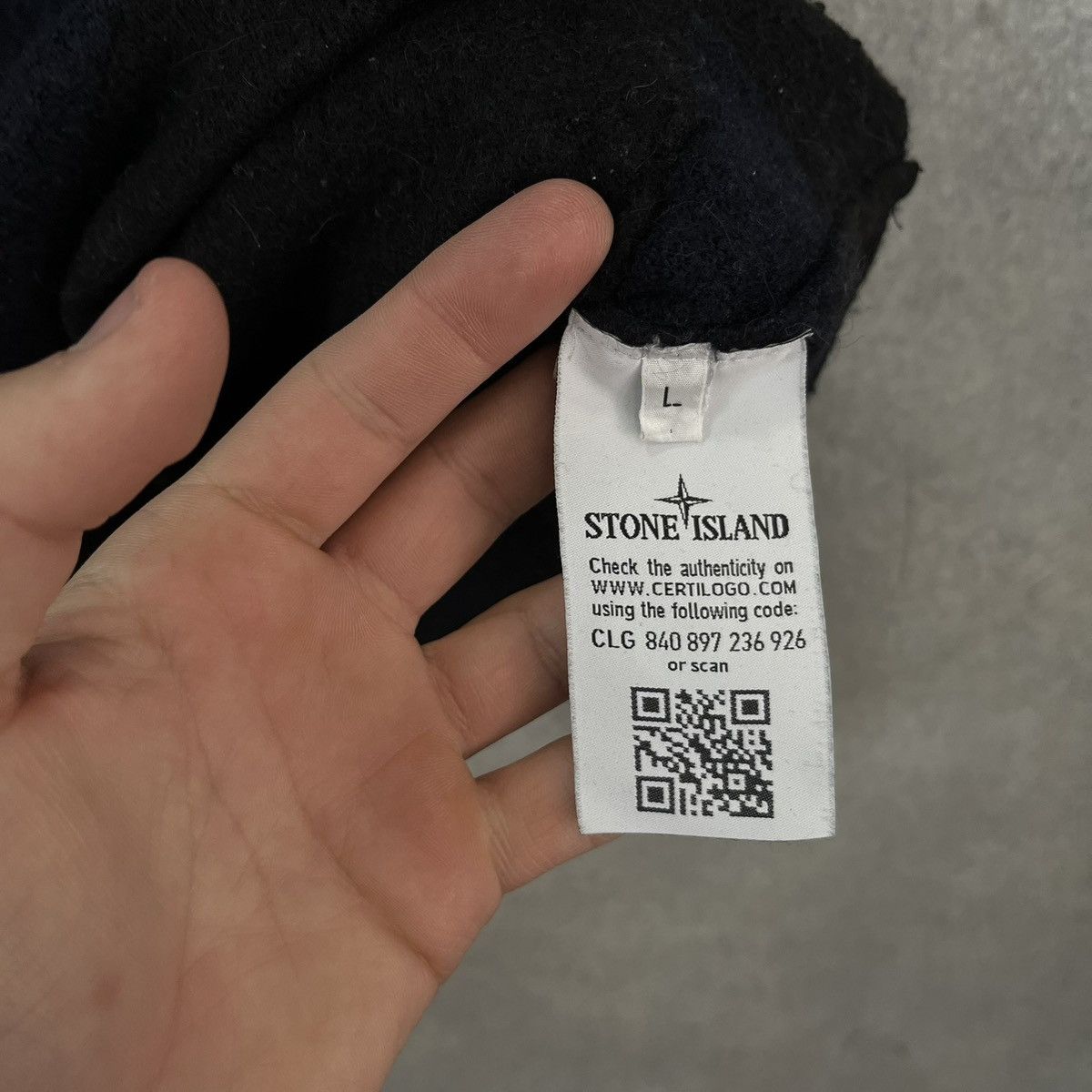 Stone Island Vintage Stone Island Zip Hoodie Jacket Wool Size US XS / EU 42 / 0 - 14 Thumbnail