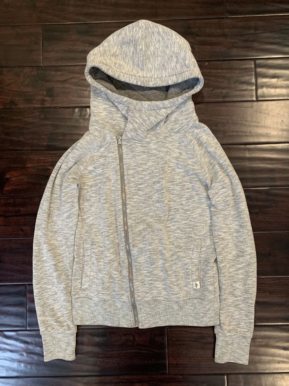 Vintage abercrombie & fitch asymetrical zipup