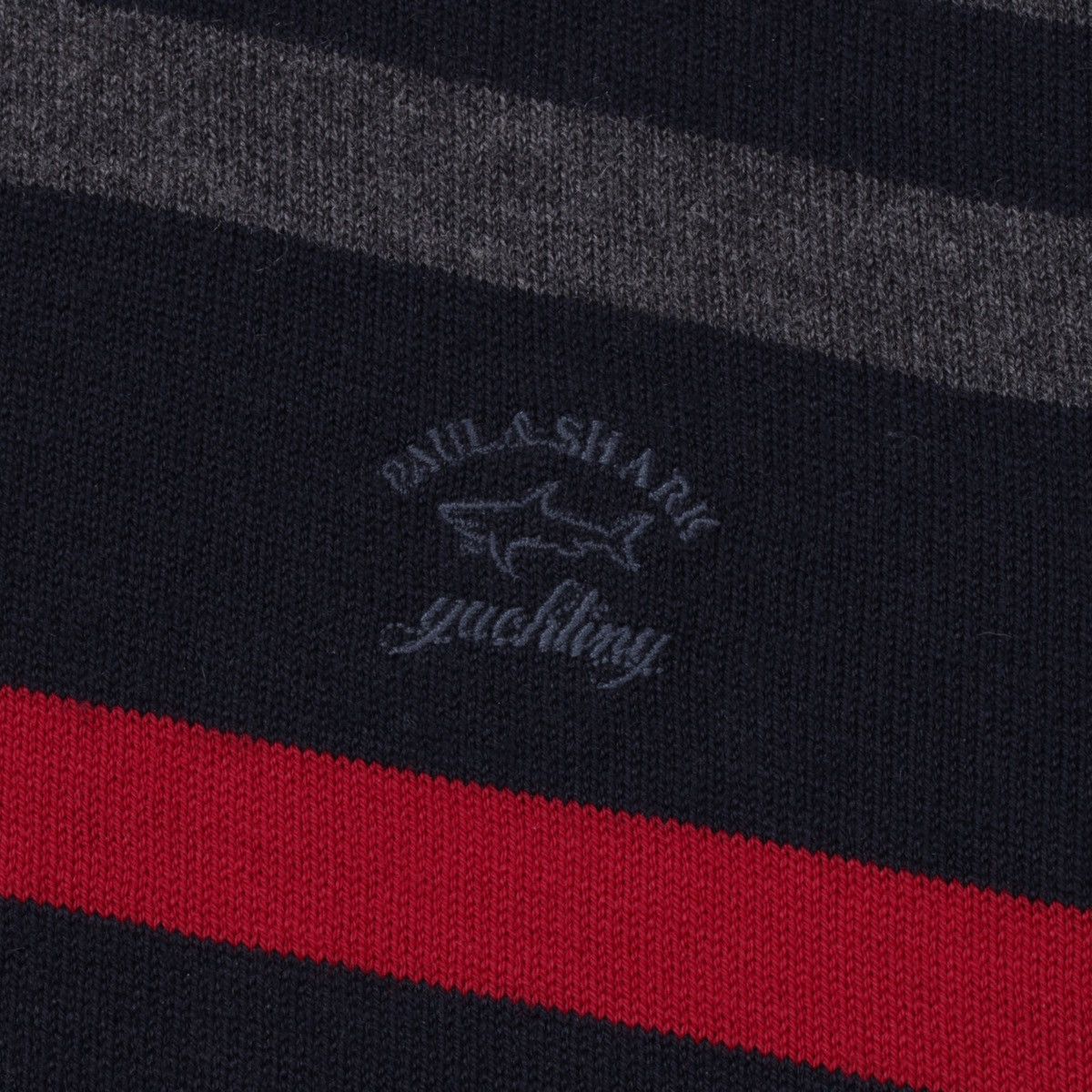 Designer × Paul & Shark PAUL SHARK Yachting Club Wool Half Zip 1/4 Striped Sweater Size US XL / EU 56 / 4 - 8 Thumbnail